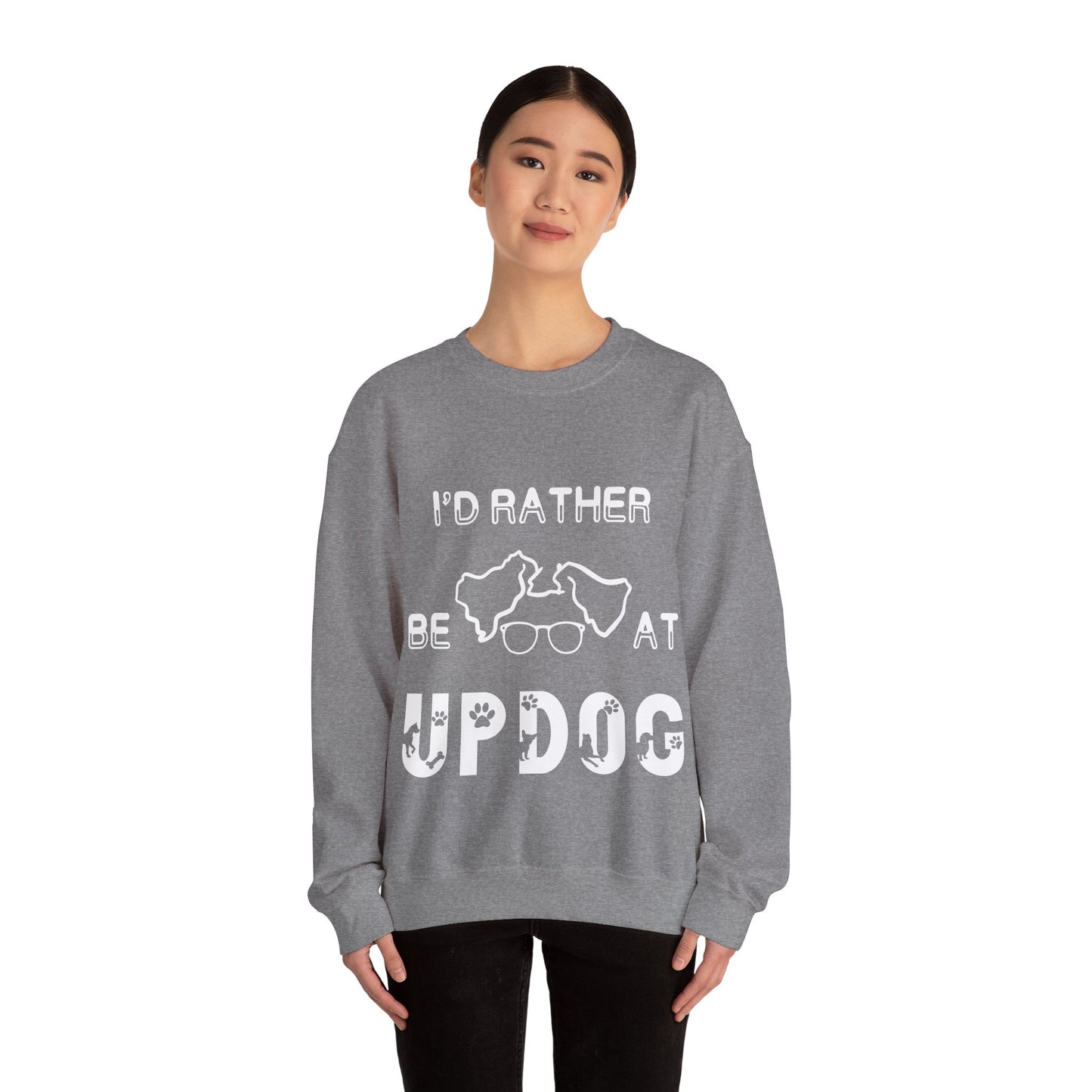 I'd Rather Be At UpDog - Unisex Heavy Blend Crewneck Sweatshirt