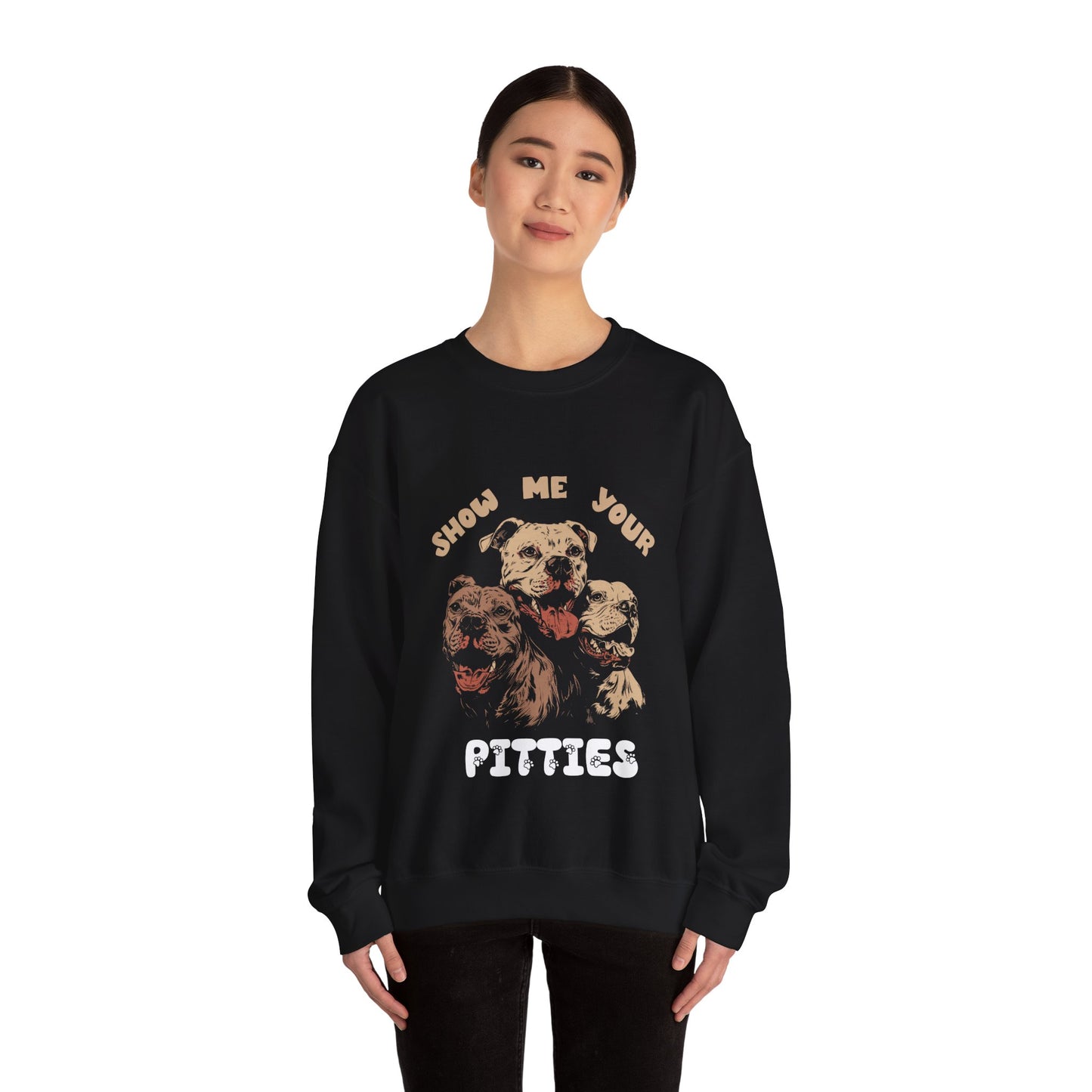 Show Me Your Pitties  - Unisex Heavy Blend Crewneck Sweatshirt