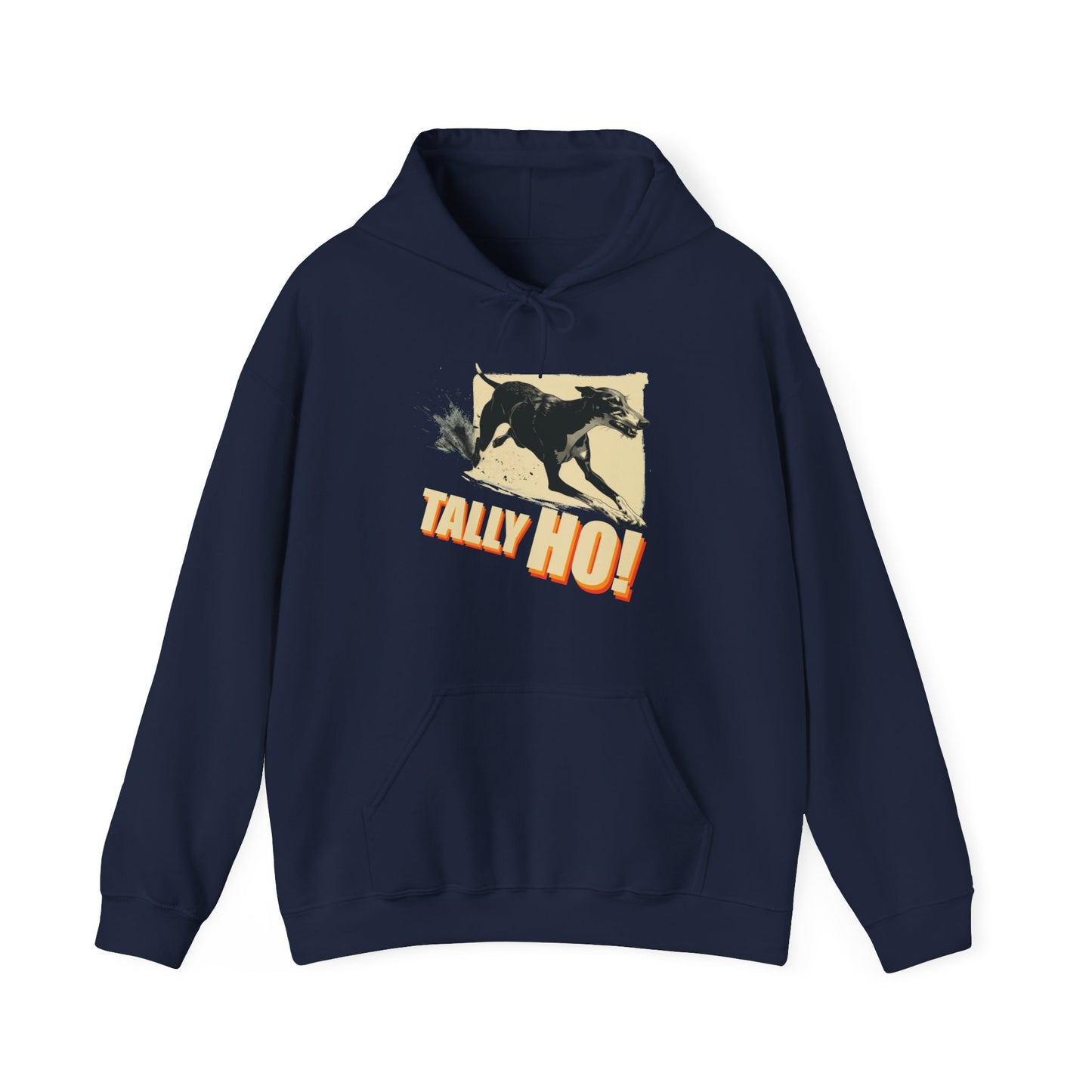 Greyhound: Tally Ho! A FastCAT Design Unisex Heavy Blend Hooded Sweatshirt