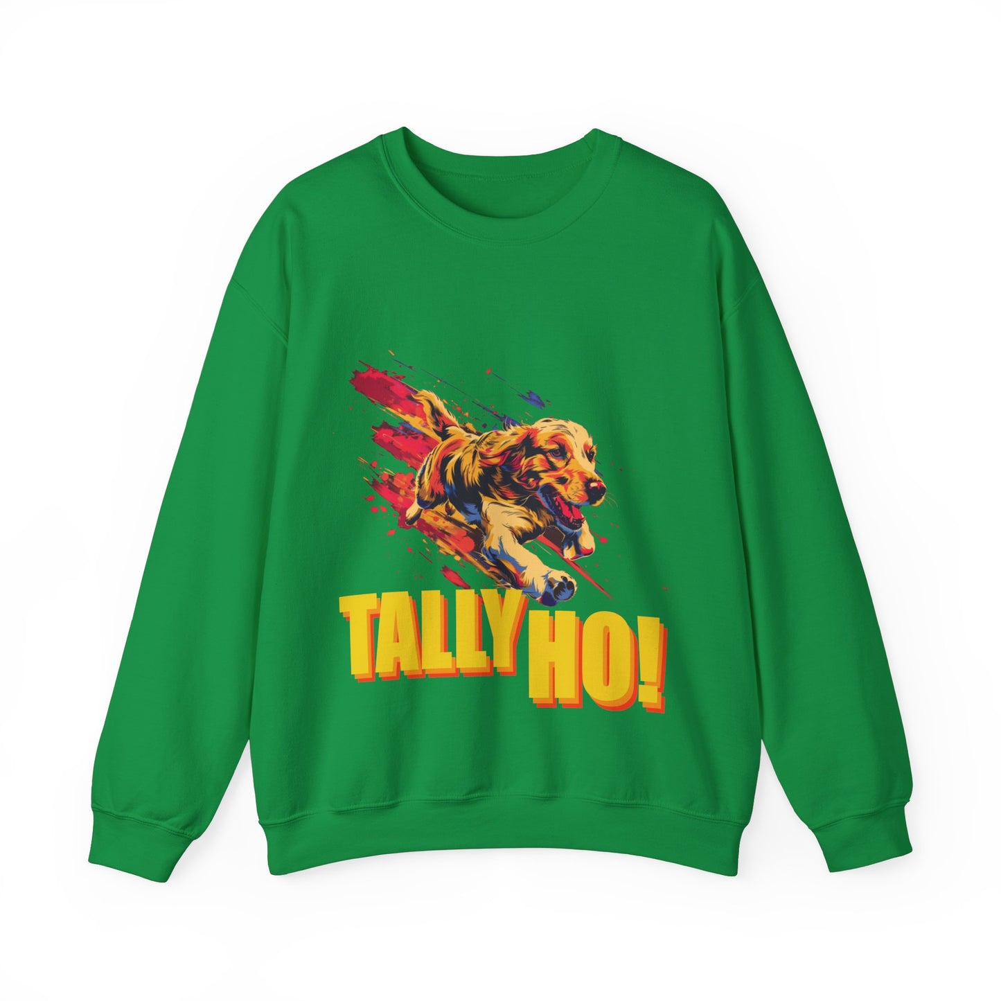 Golden Retriever: Tally Ho! A FastCAT Design - Unisex Heavy Blend Crewneck Sweatshirt