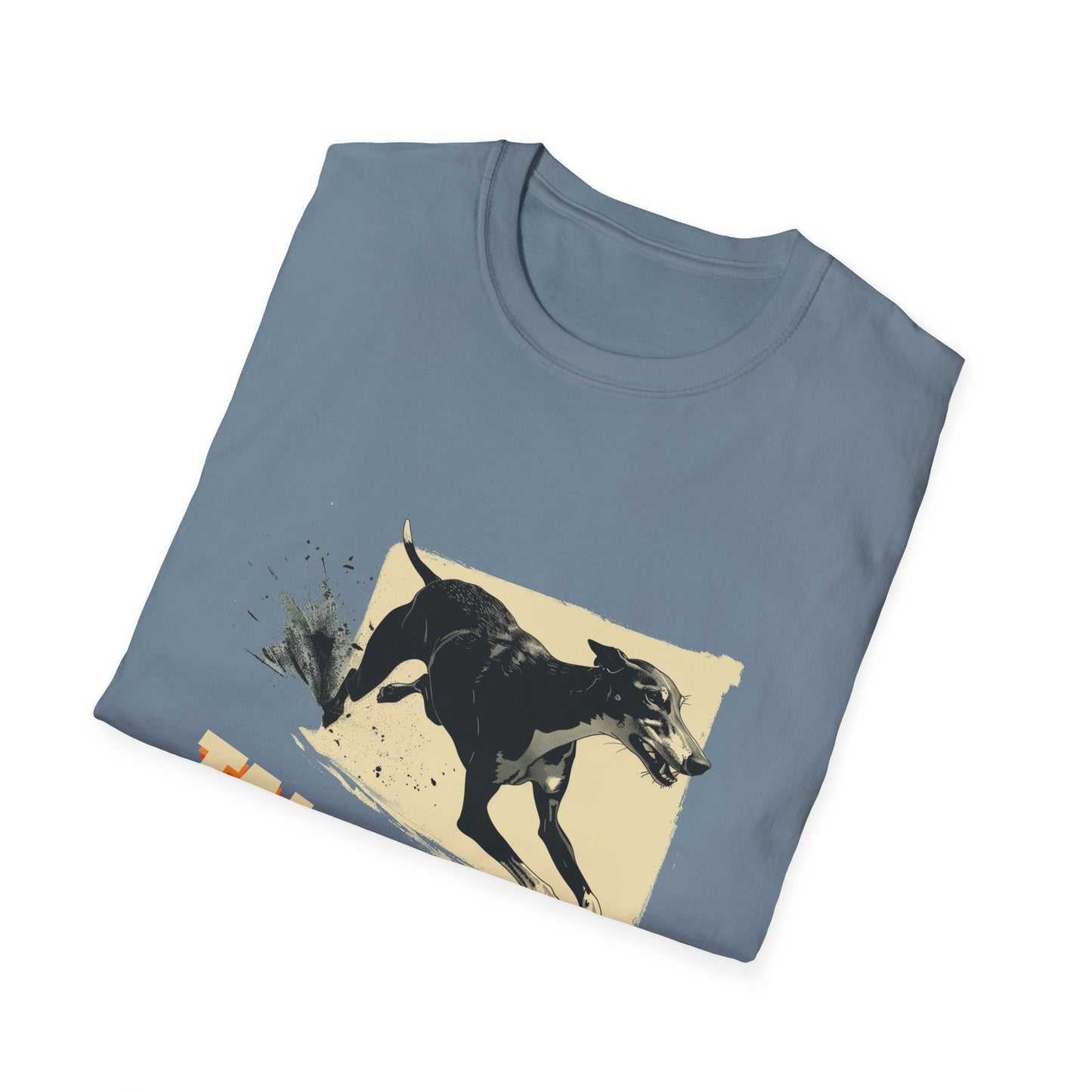 Greyhound: Tally Ho! A FastCAT Design - Unisex Softstyle T-Shirt