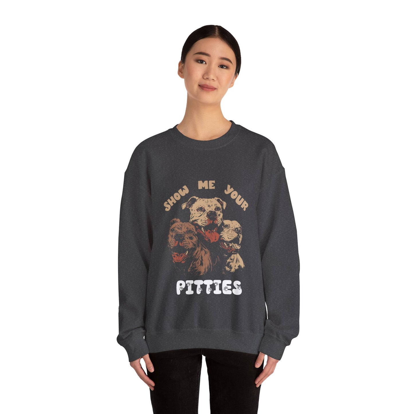 Show Me Your Pitties  - Unisex Heavy Blend Crewneck Sweatshirt