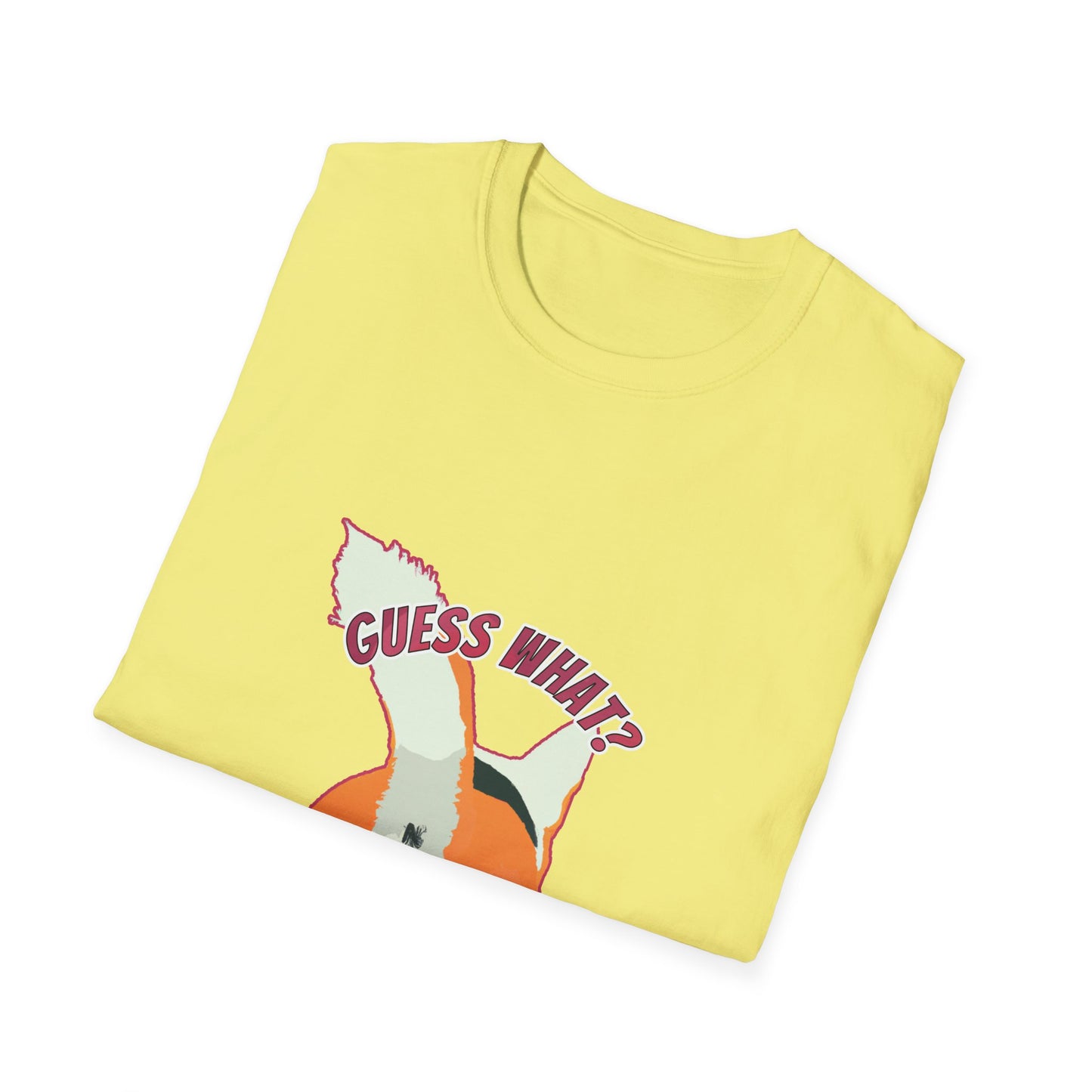 Guess What? Corgi Butt! - Unisex Softstyle T-Shirt