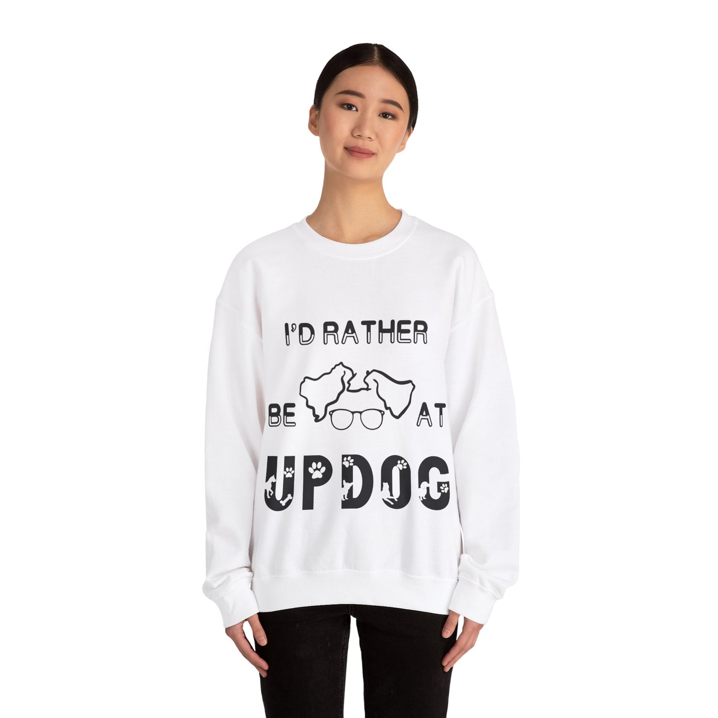 I'd Rather Be At UpDog - Unisex Heavy Blend Crewneck Sweatshirt