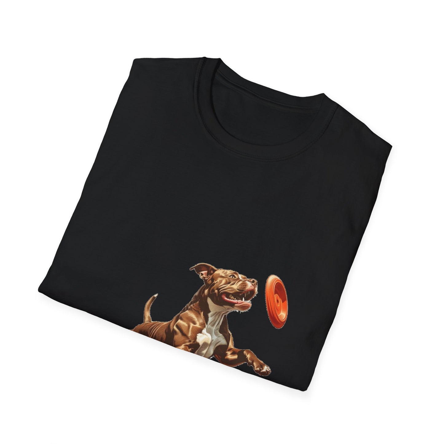 American Pit Bull Terrier - What's Up Dog? Frisbee Disc Sports - Unisex Softstyle T-Shirt