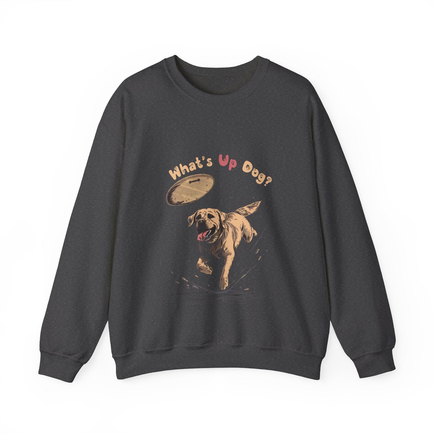 What's Up Dog? (Labrador Retriever) - Unisex Heavy Blend Crewneck Sweatshirt