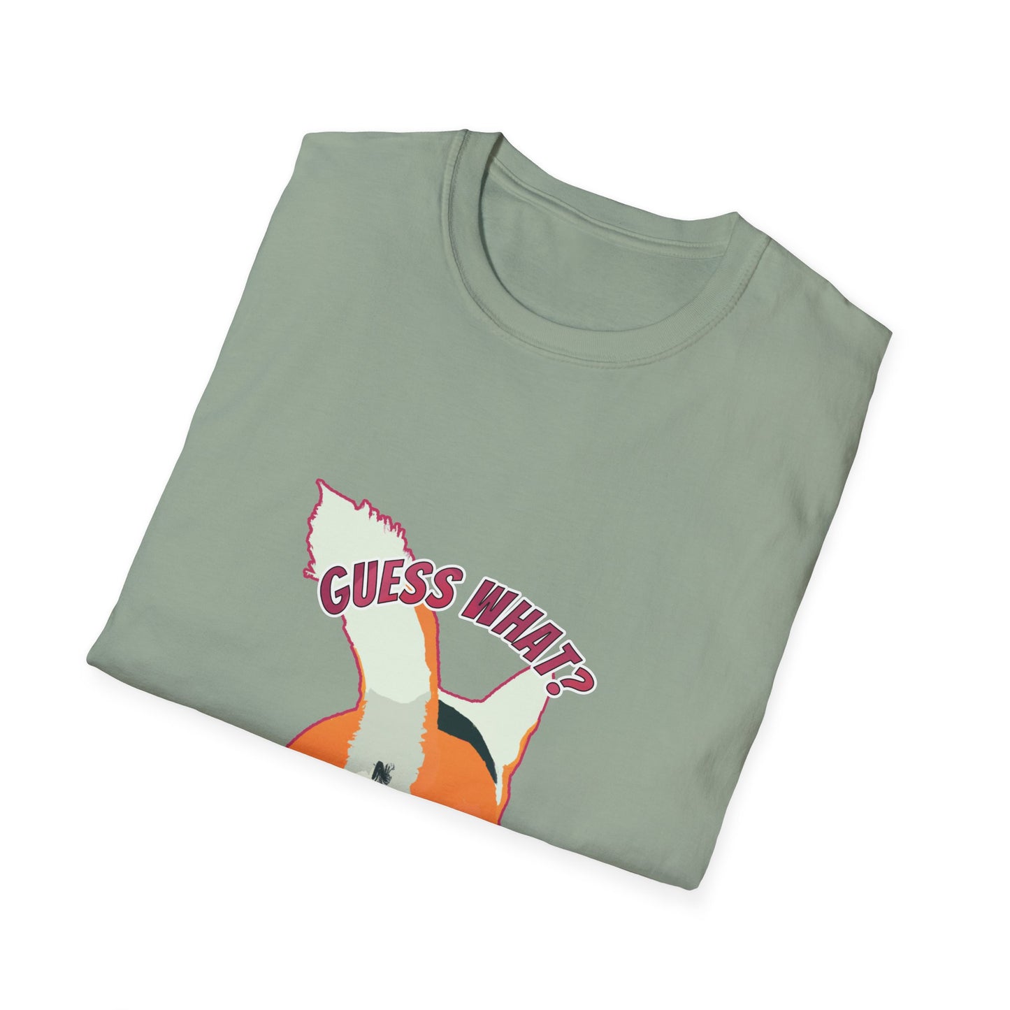 Guess What? Corgi Butt! - Unisex Softstyle T-Shirt