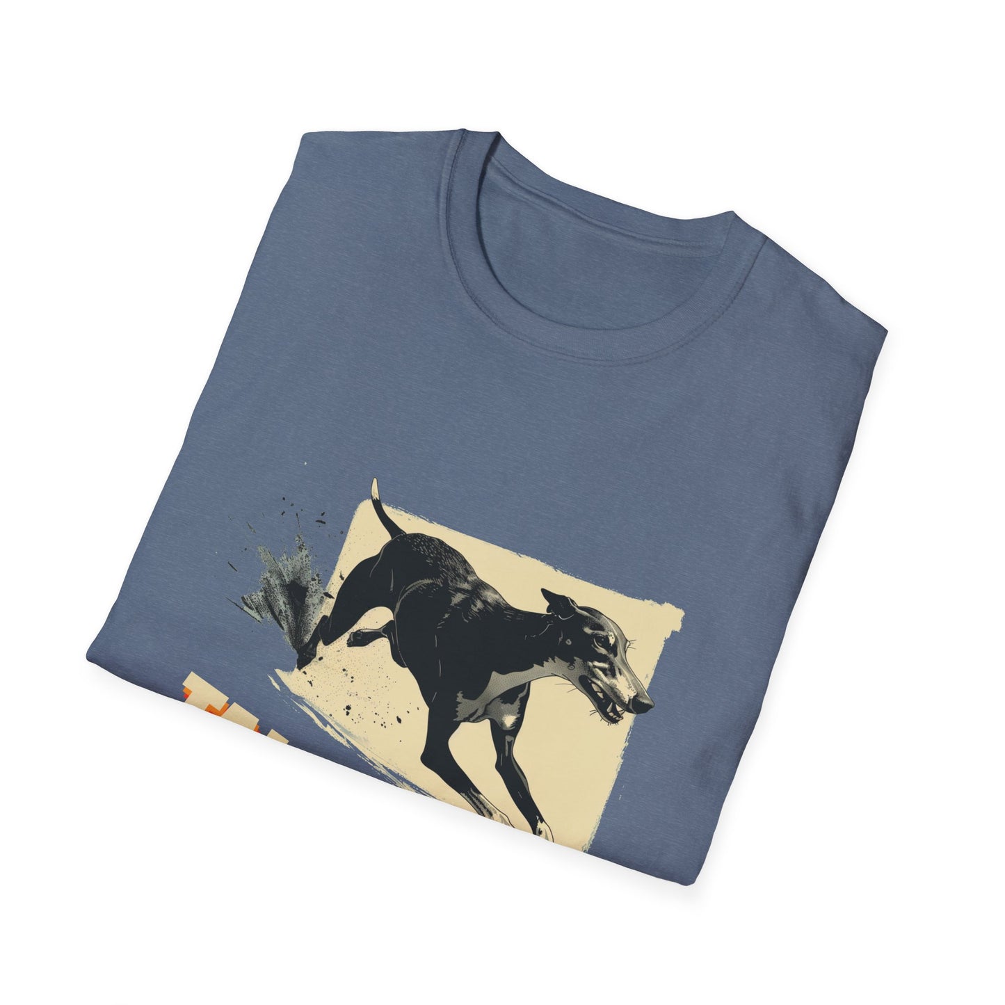 Greyhound: Tally Ho! A FastCAT Design - Unisex Softstyle T-Shirt