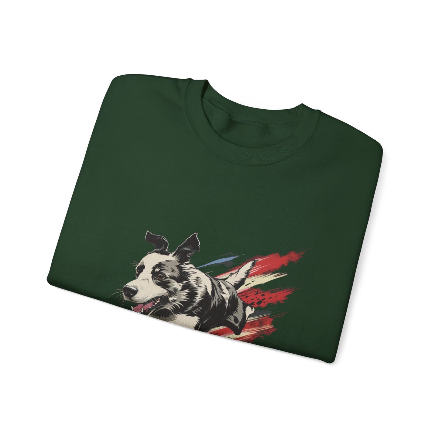 Border Collie: Tally Ho! A FastCAT Design - Unisex Heavy Blend Crewneck Sweatshirt