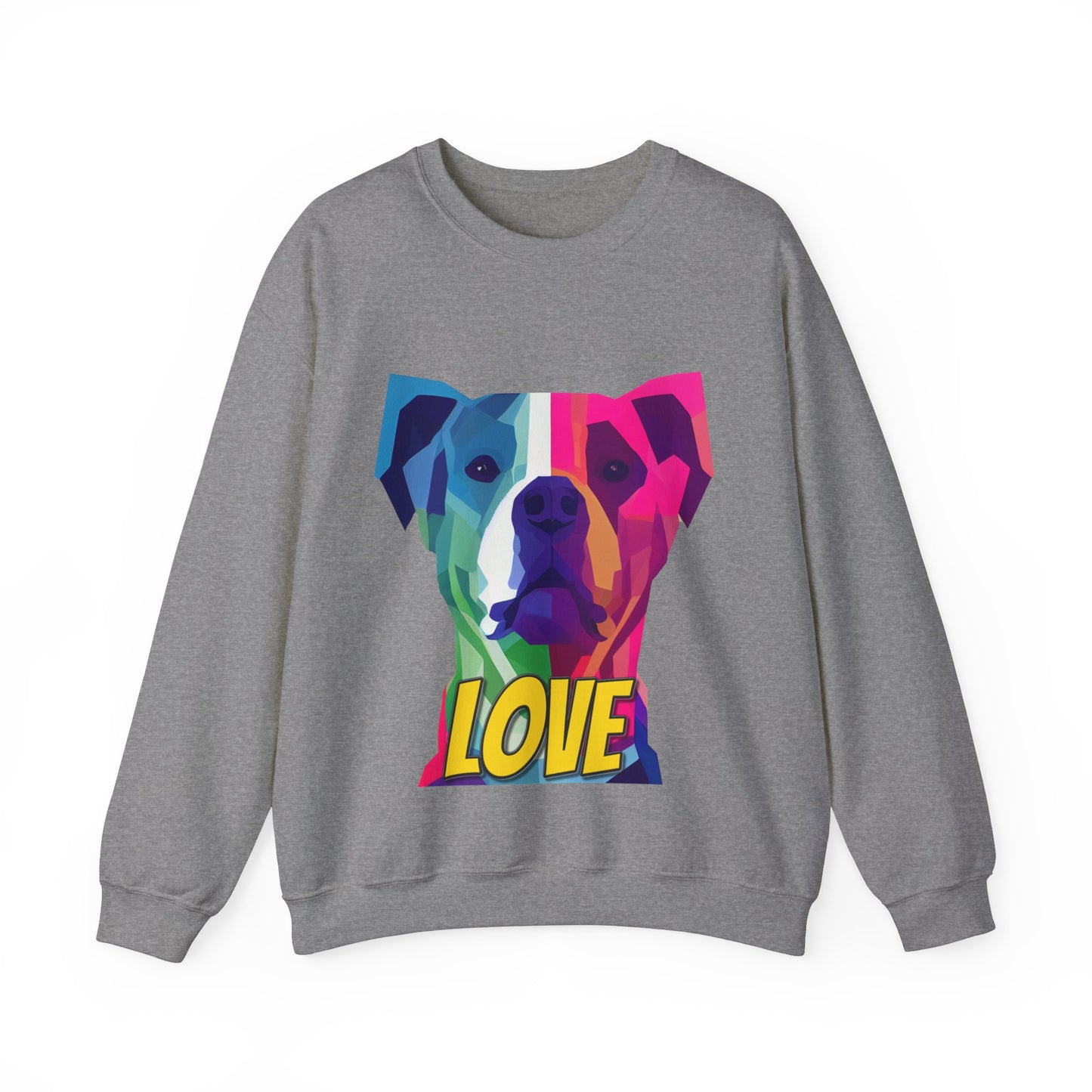 American Pit Bull Terrier - Pittie LOVE - Unisex Heavy Blend Crewneck Sweatshirt