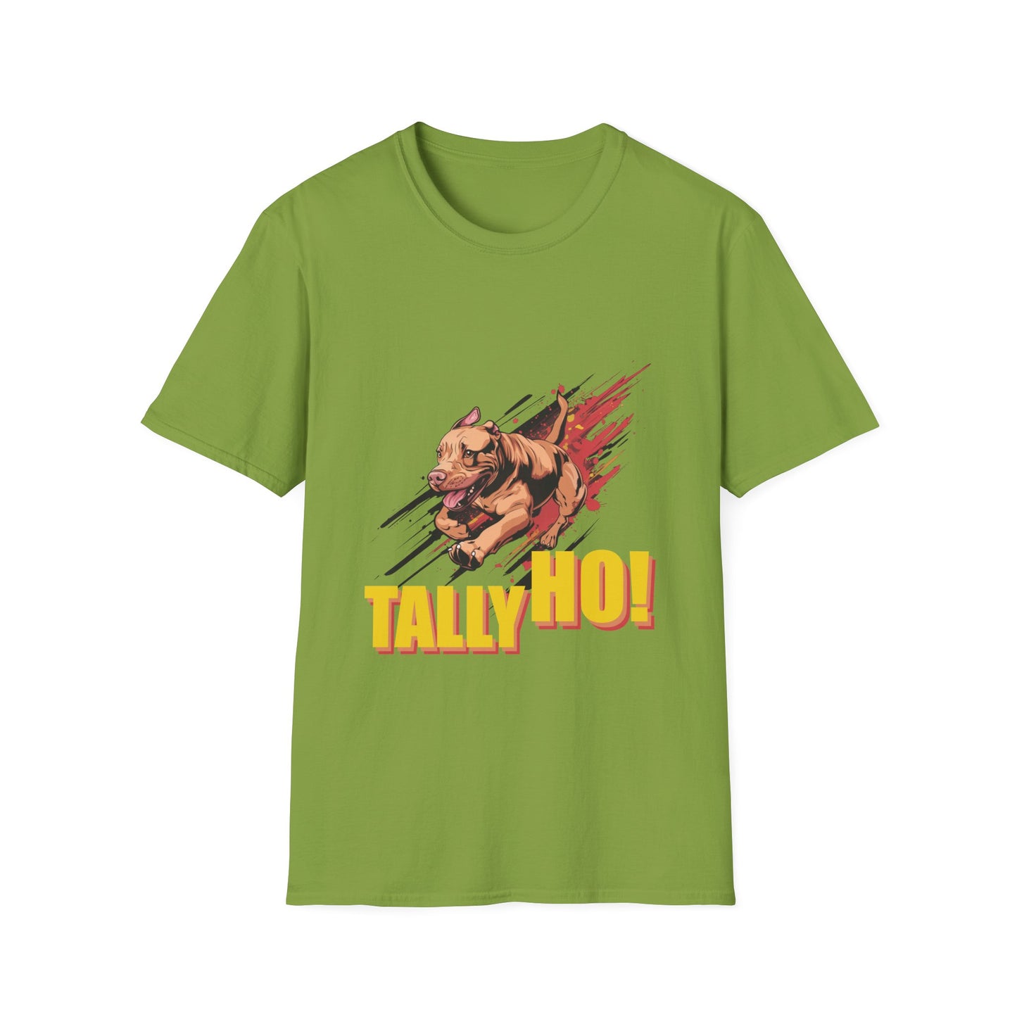 American Pit Bull Terrier: Tally Ho! A FastCAT Design - Unisex Softstyle T-Shirt