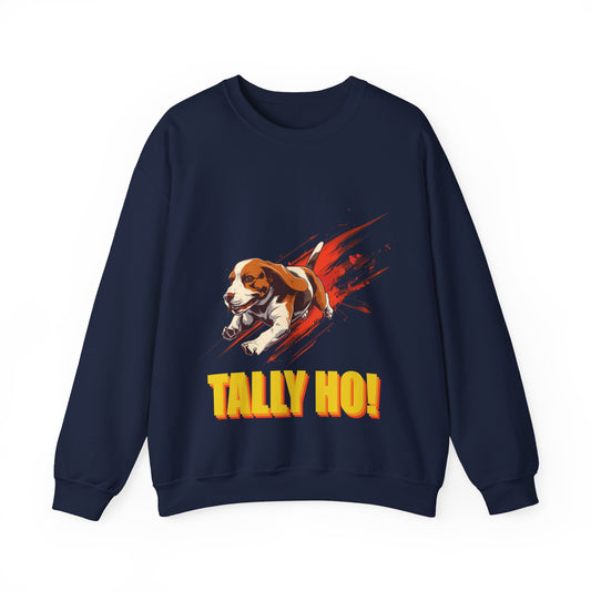 Beagle: Tally Ho! A FastCAT Design - Unisex Heavy Blend Crewneck Sweatshirt