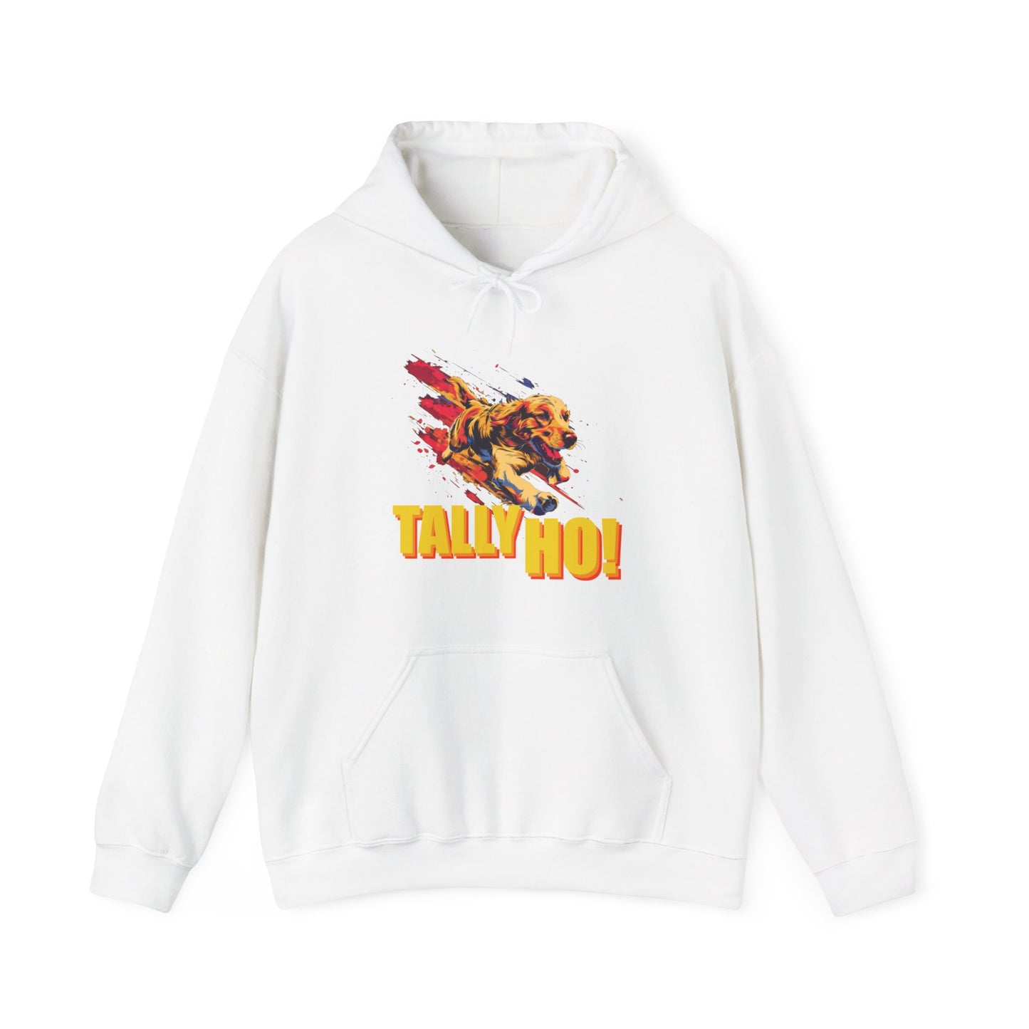 Golden Retriever: Tally Ho! A FastCAT Design Unisex Heavy Blend Hooded Sweatshirt