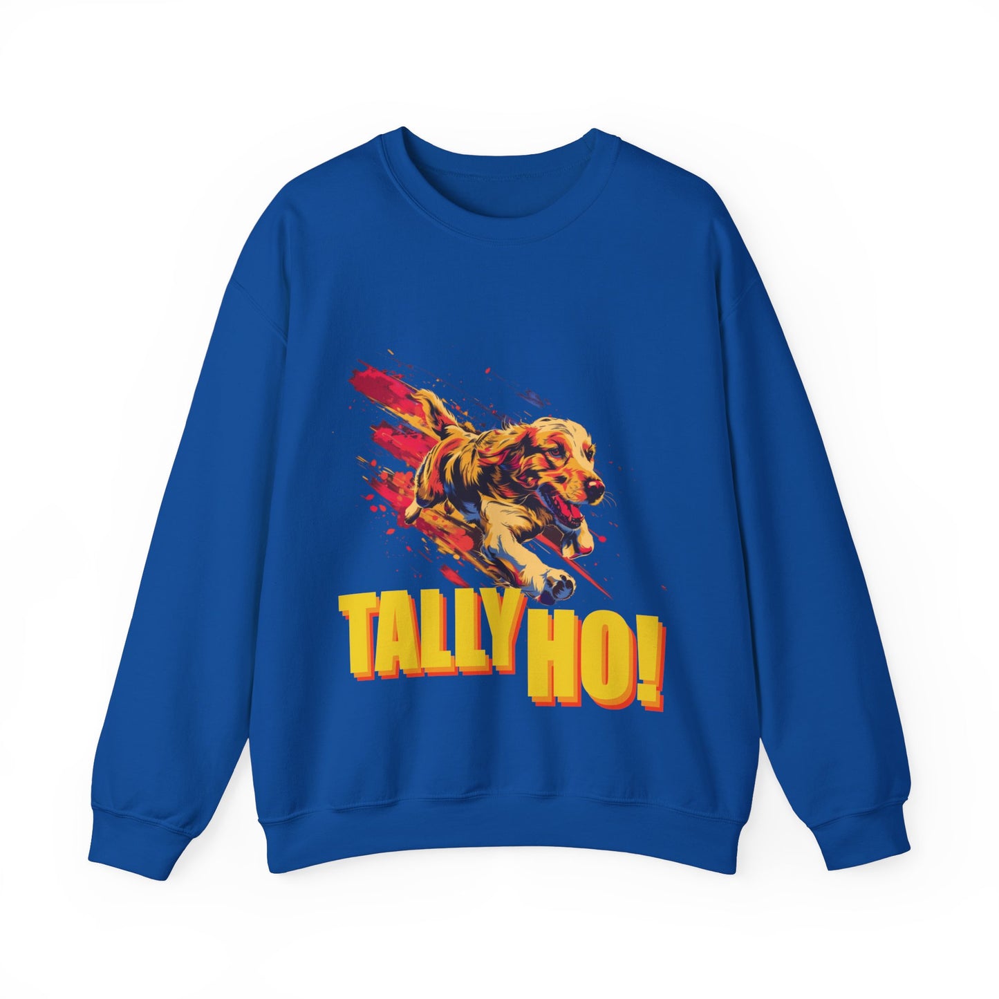 Golden Retriever: Tally Ho! A FastCAT Design - Unisex Heavy Blend Crewneck Sweatshirt