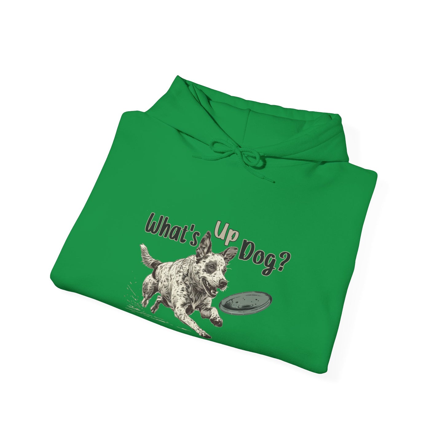 Australian Cattle Dog - What's Up Dog? Frisbee Disc Sports  - Unisex Heavy Blend Hooded Sweatshirt