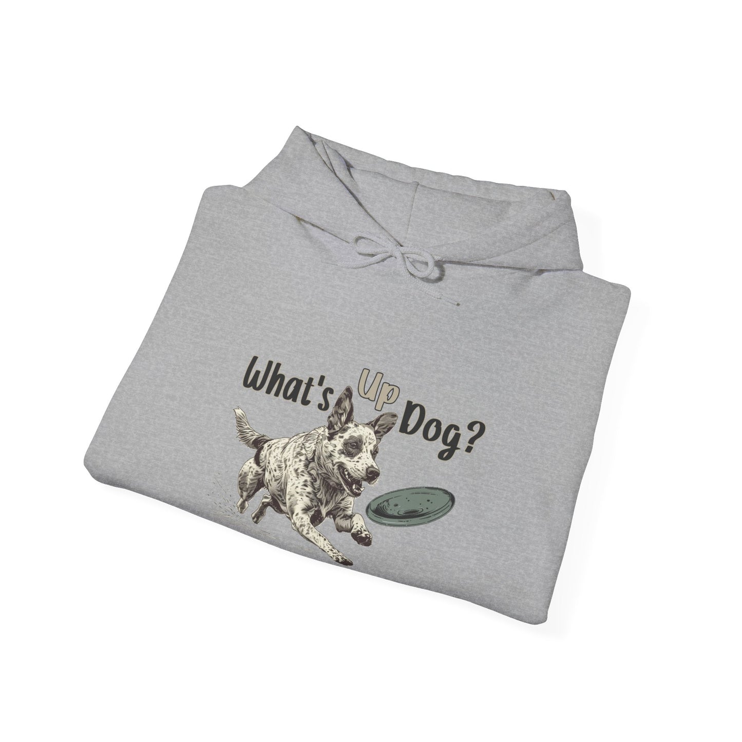 Australian Cattle Dog - What's Up Dog? Frisbee Disc Sports  - Unisex Heavy Blend Hooded Sweatshirt