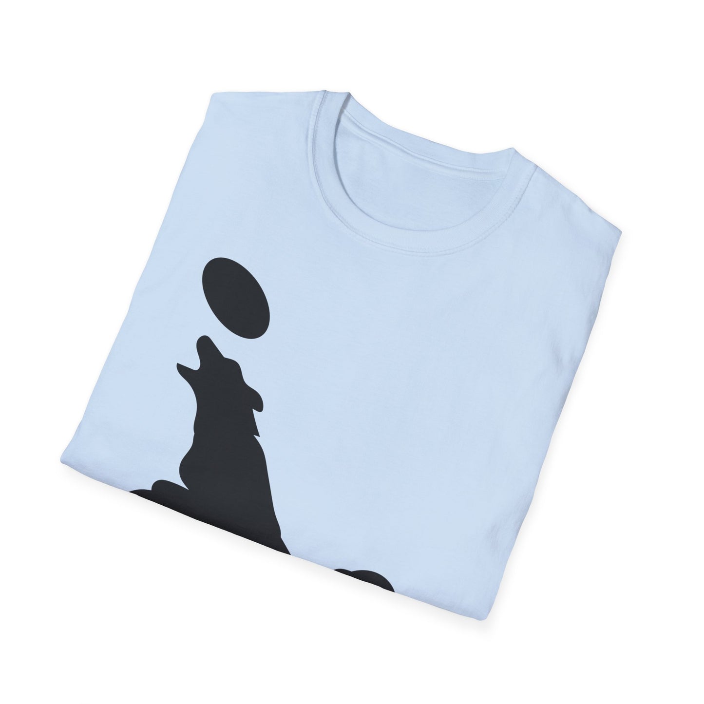 Frisbee Disc Dog - Unisex Softstyle T-Shirt