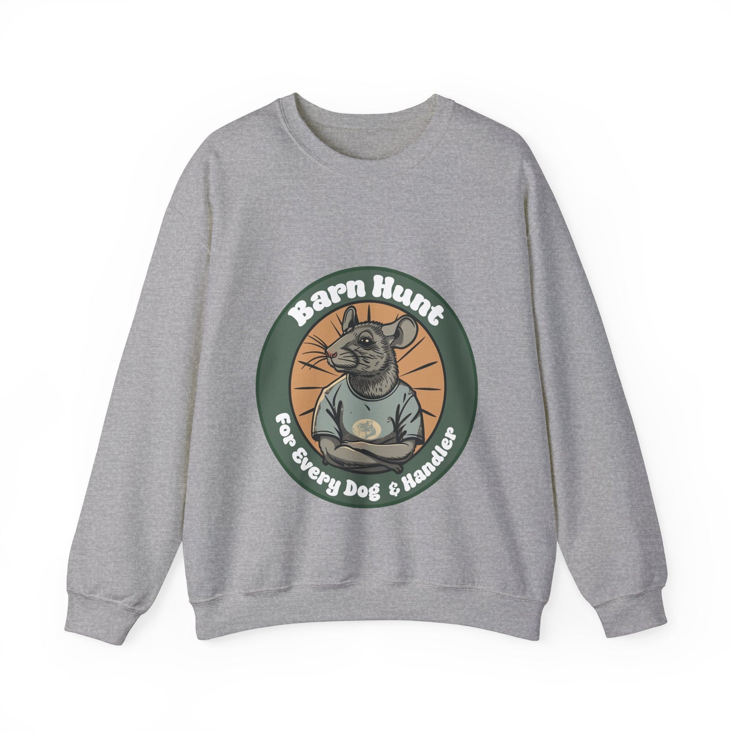 Barn Hunt: For Every Dog & Handler - Unisex Heavy Blend Crewneck Sweatshirt