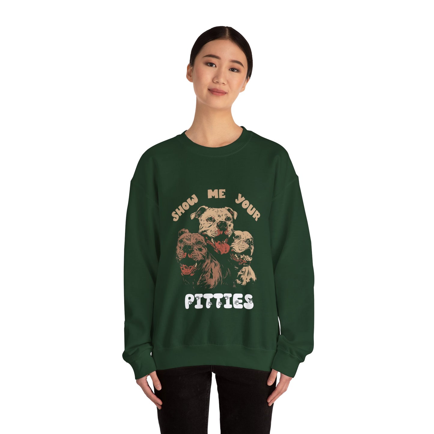 Show Me Your Pitties  - Unisex Heavy Blend Crewneck Sweatshirt