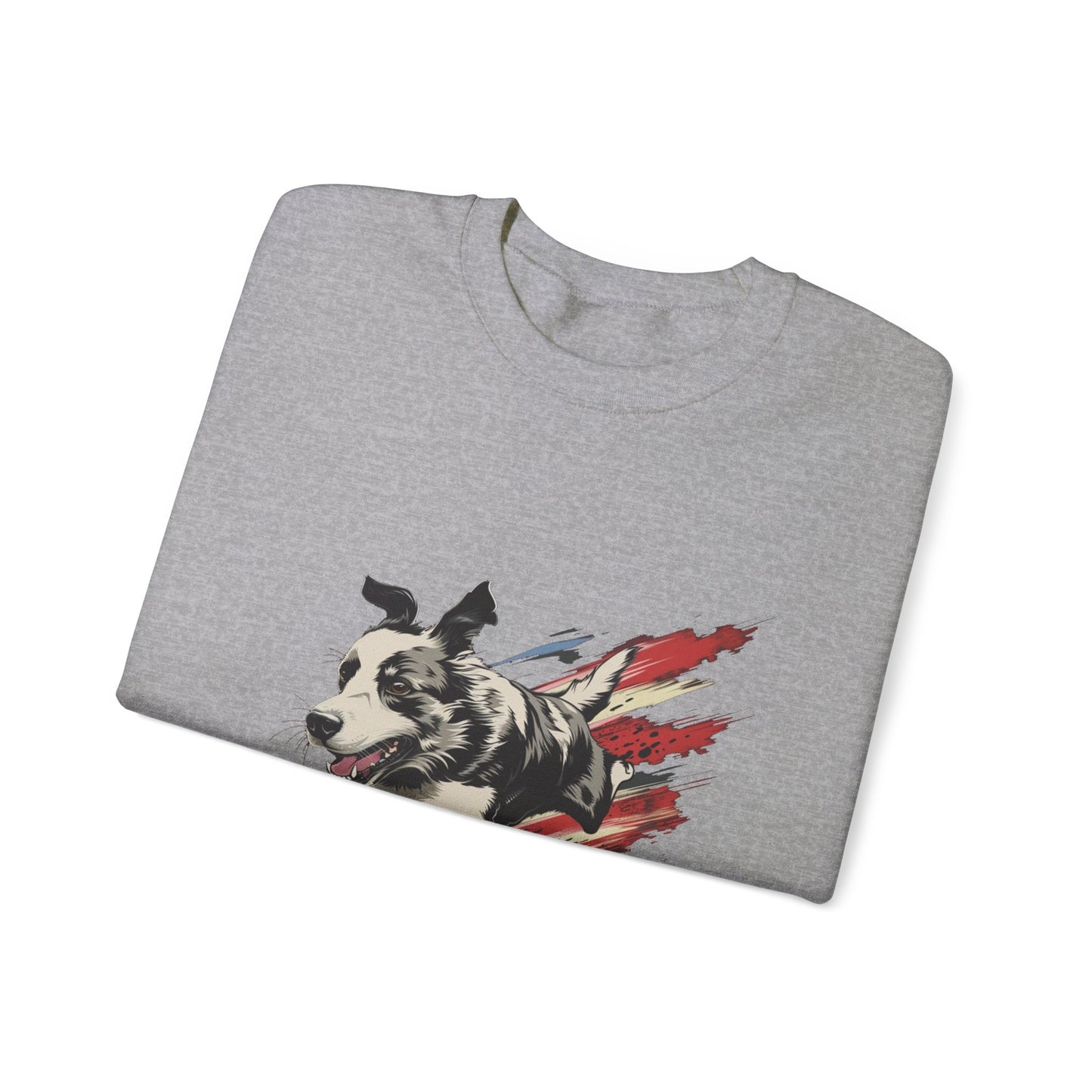 Border Collie: Tally Ho! A FastCAT Design - Unisex Heavy Blend Crewneck Sweatshirt