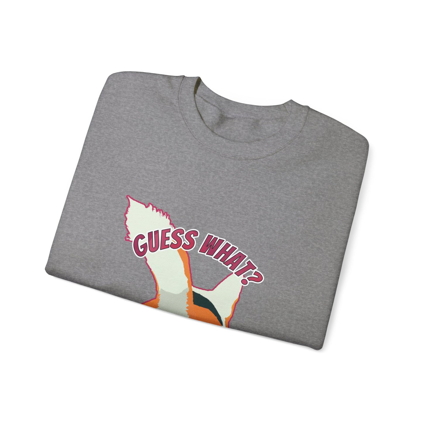 Guess What? Corgi Butt! - Unisex Heavy Blend Crewneck Sweatshirt