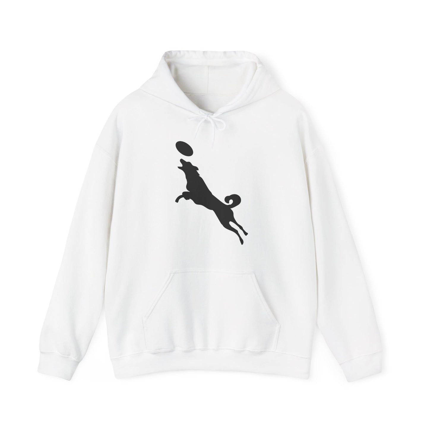 Frisbee Disc Dog -  Unisex Heavy Blend Hooded Sweatshirt