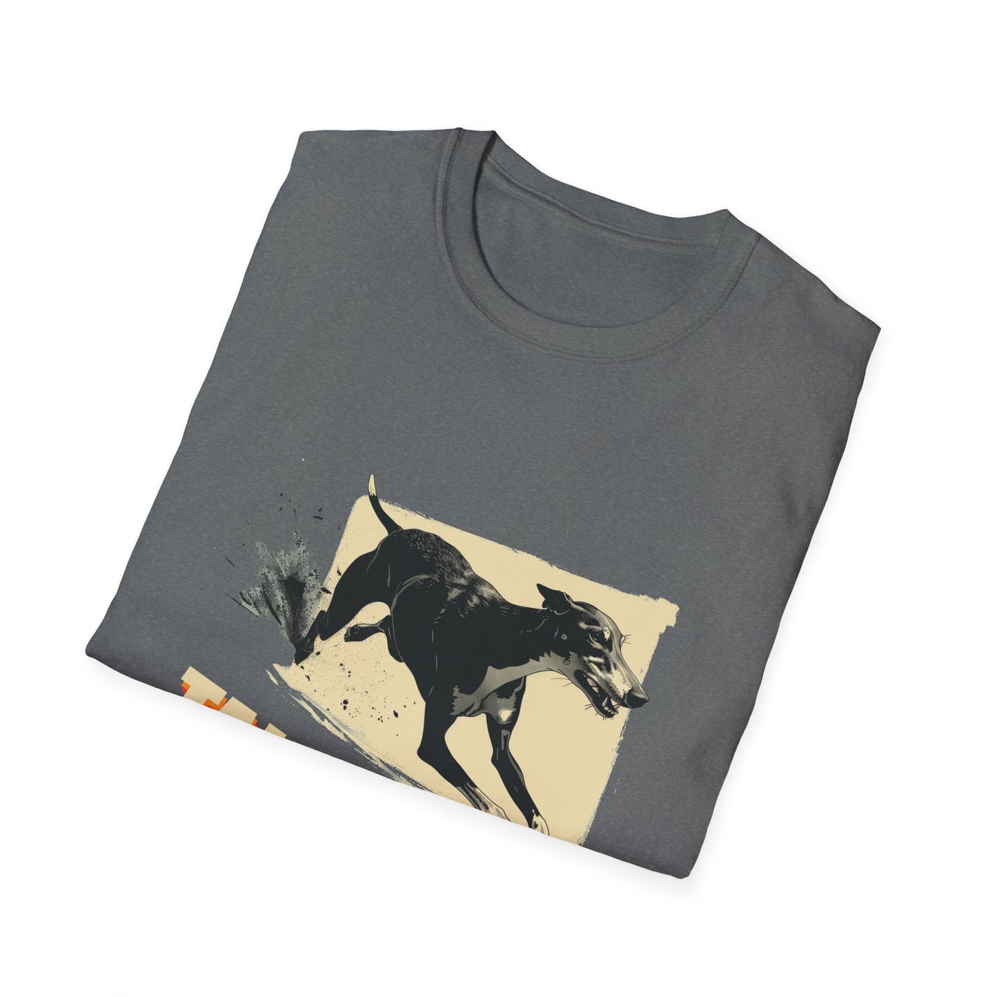 Greyhound: Tally Ho! A FastCAT Design - Unisex Softstyle T-Shirt