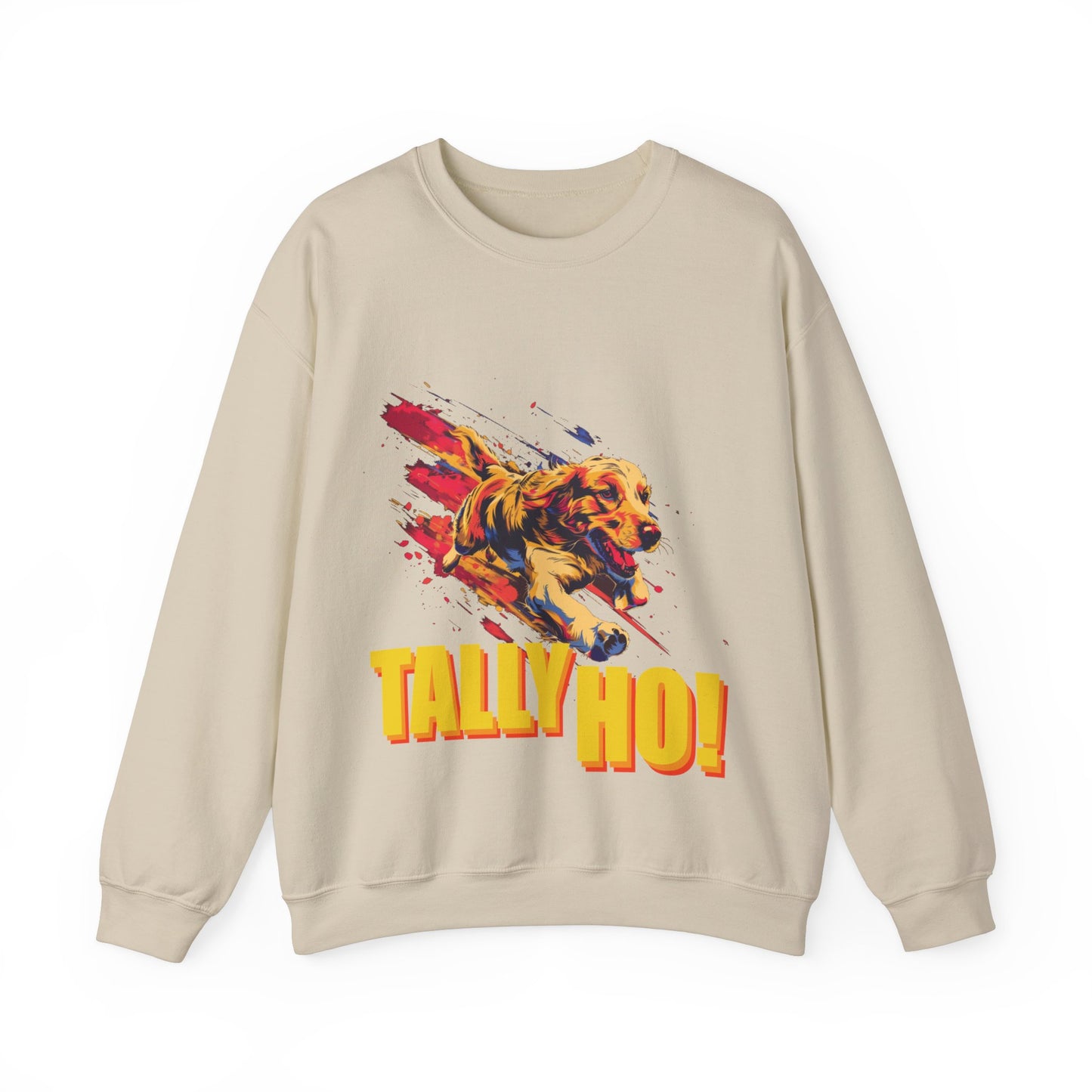 Golden Retriever: Tally Ho! A FastCAT Design - Unisex Heavy Blend Crewneck Sweatshirt