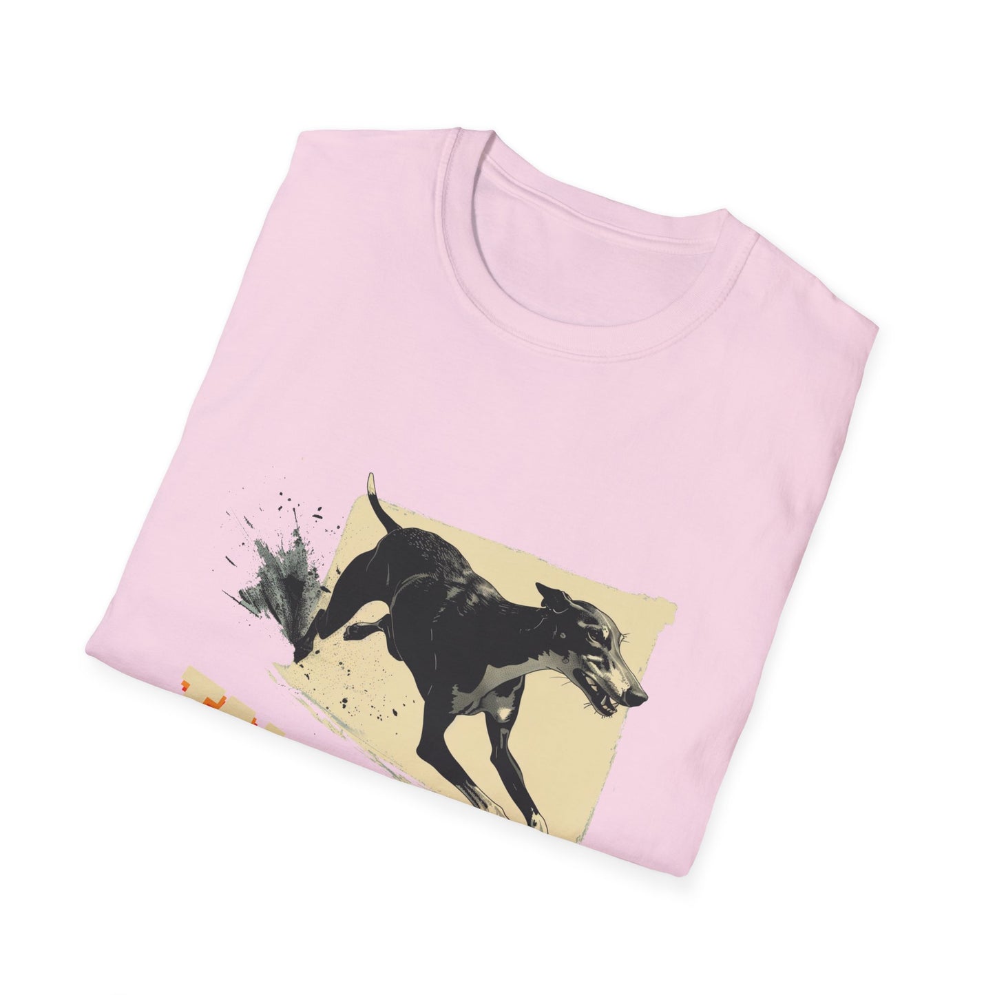 Greyhound: Tally Ho! A FastCAT Design - Unisex Softstyle T-Shirt