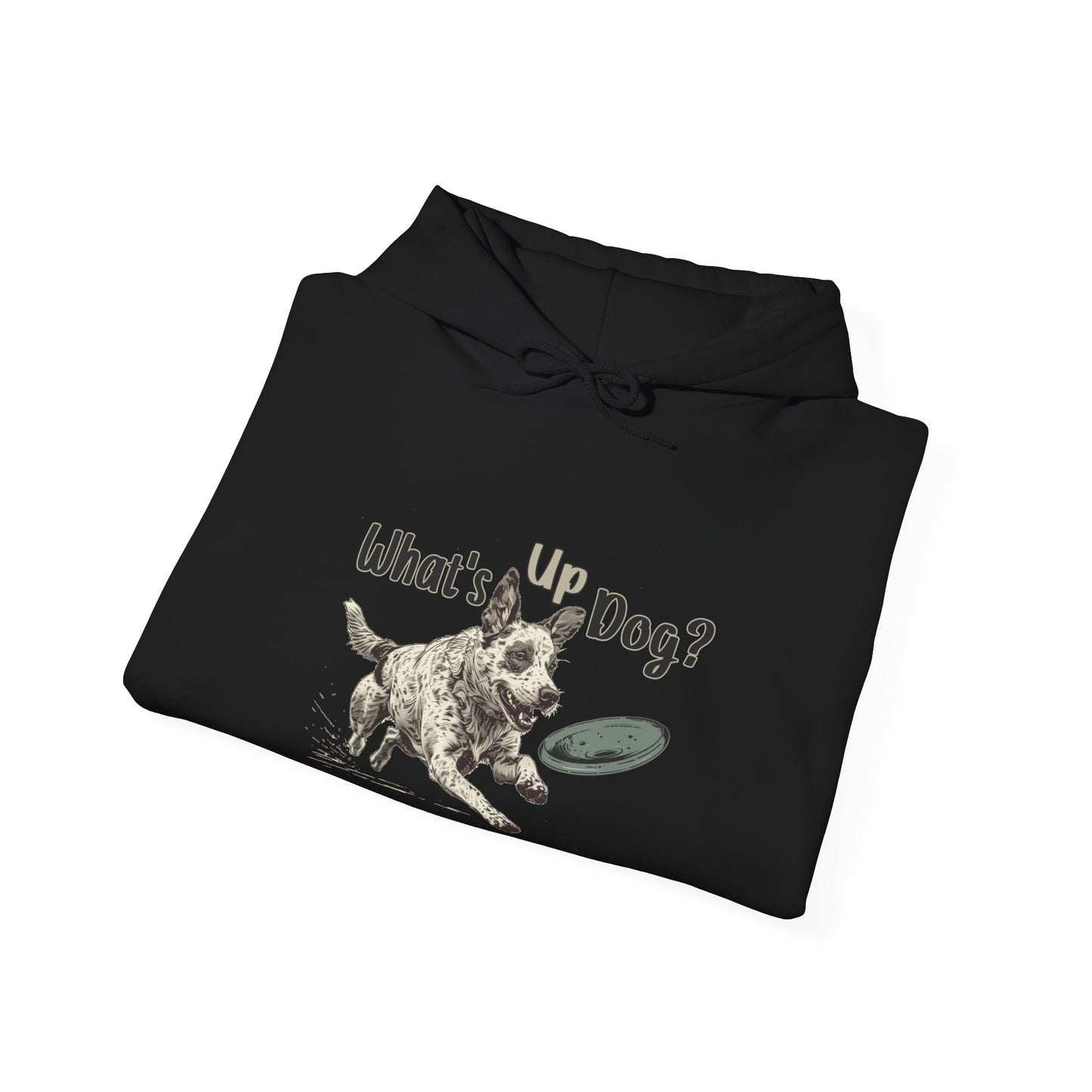 Australian Cattle Dog - What's Up Dog? Frisbee Disc Sports  - Unisex Heavy Blend Hooded Sweatshirt