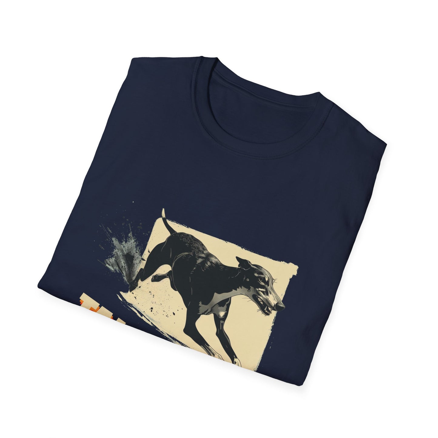 Greyhound: Tally Ho! A FastCAT Design - Unisex Softstyle T-Shirt