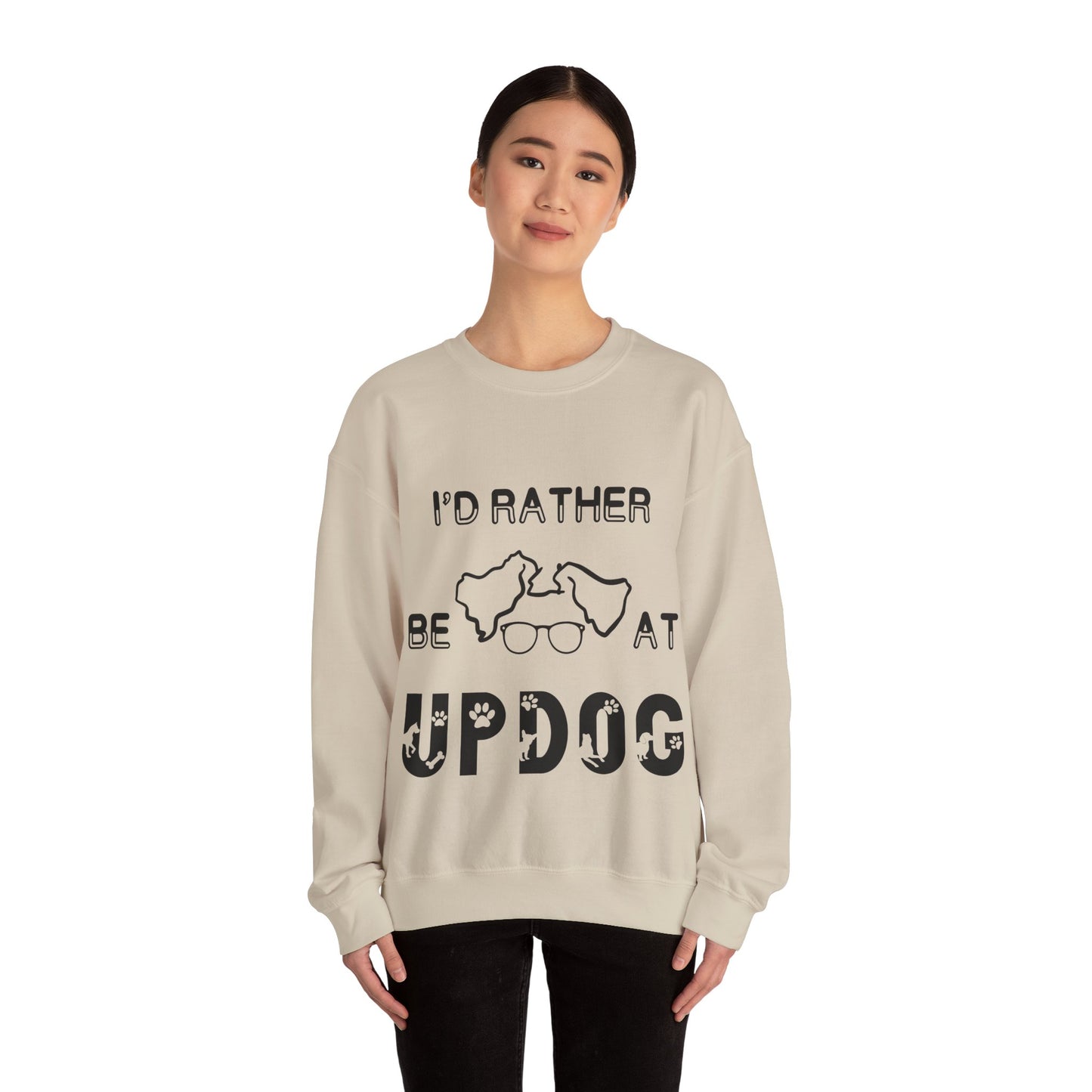 I'd Rather Be At UpDog - Unisex Heavy Blend Crewneck Sweatshirt