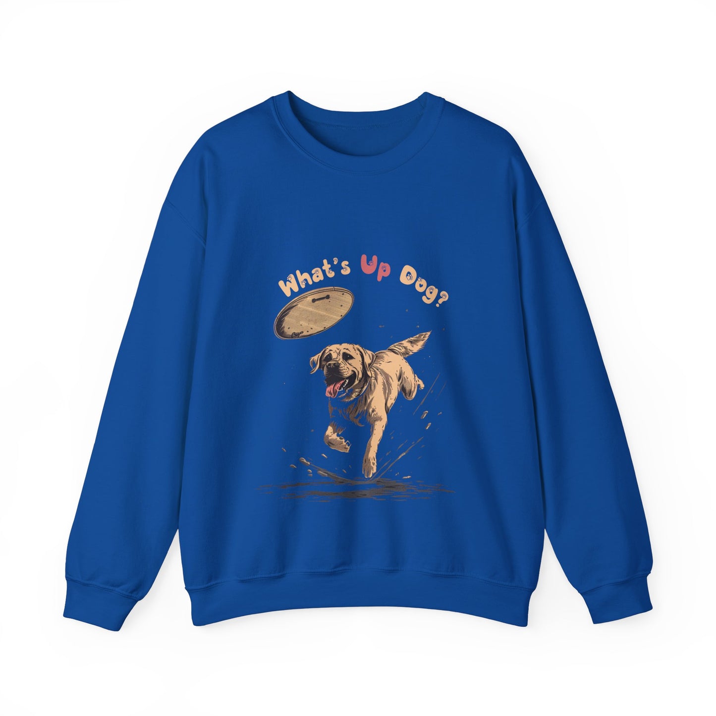 What's Up Dog? (Labrador Retriever) - Unisex Heavy Blend Crewneck Sweatshirt