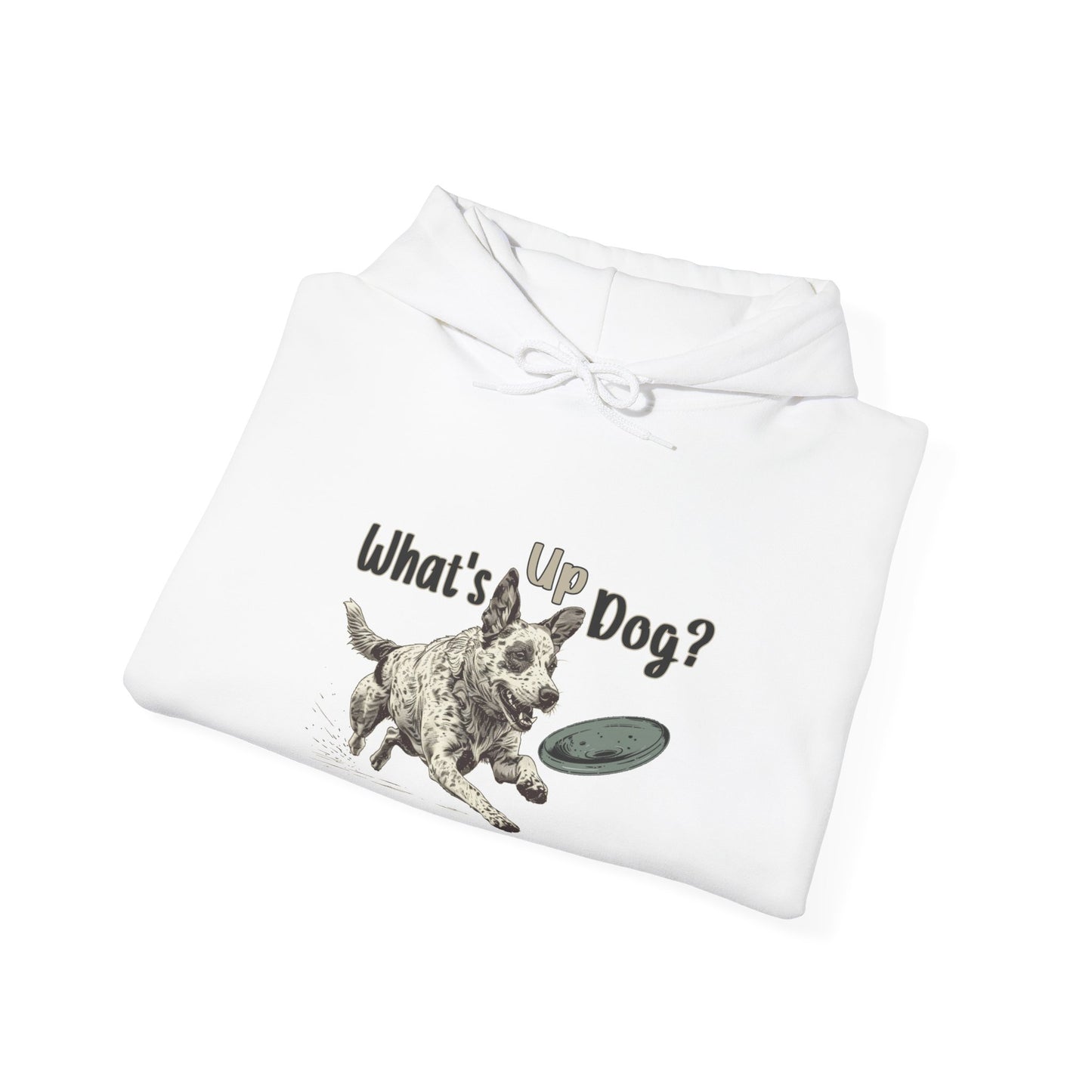 Australian Cattle Dog - What's Up Dog? Frisbee Disc Sports  - Unisex Heavy Blend Hooded Sweatshirt