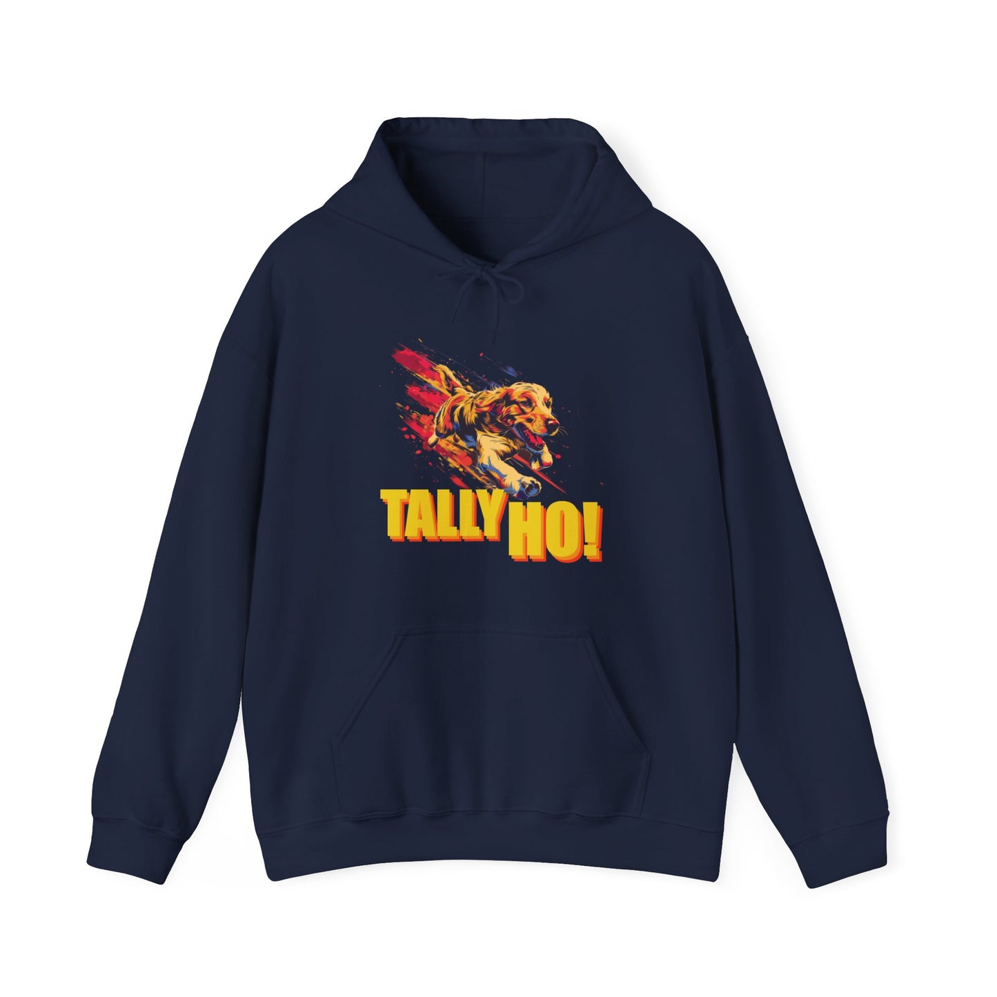 Golden Retriever: Tally Ho! A FastCAT Design Unisex Heavy Blend Hooded Sweatshirt