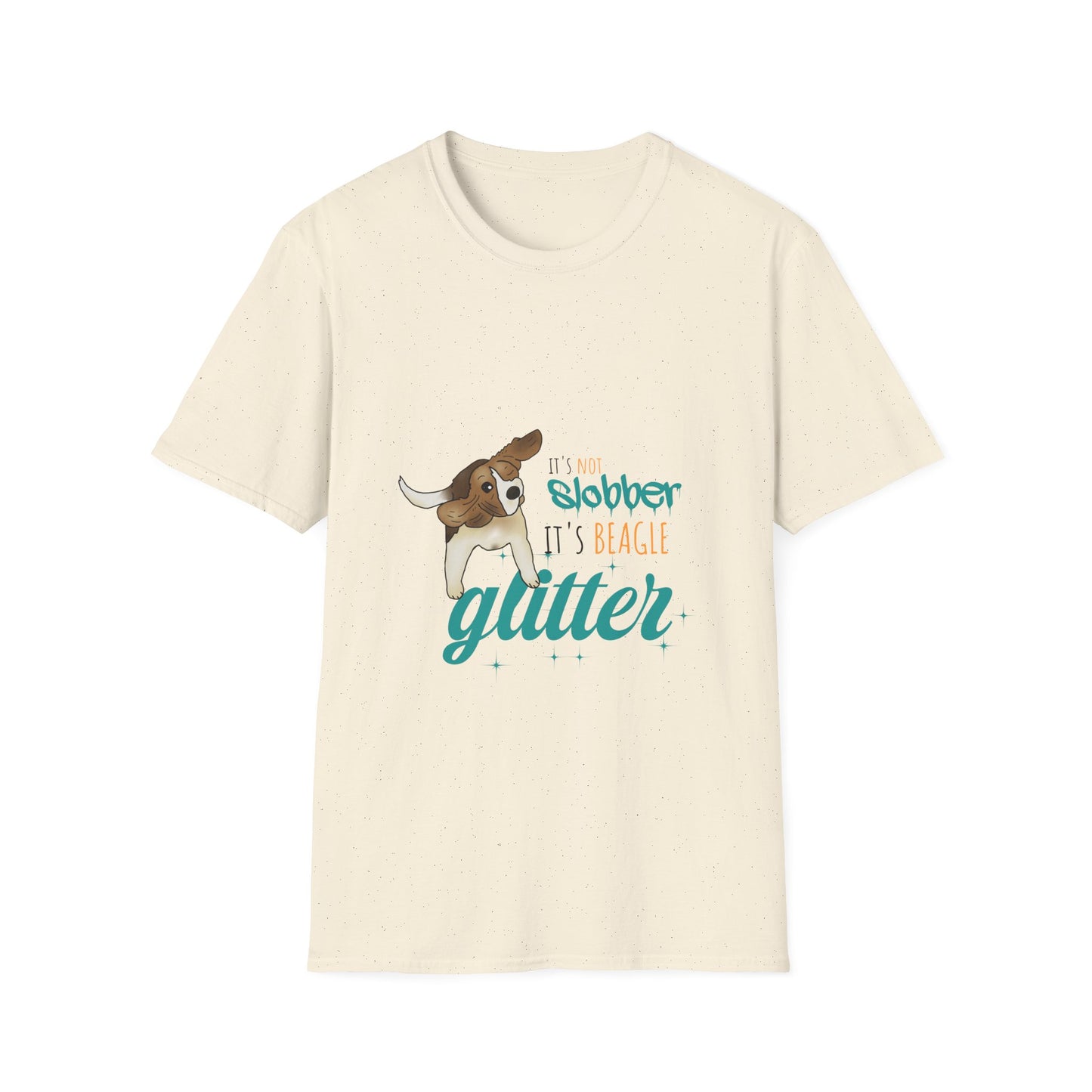 It's Not Slobber, It's Beagle Glitter! - Unisex Softstyle T-Shirt