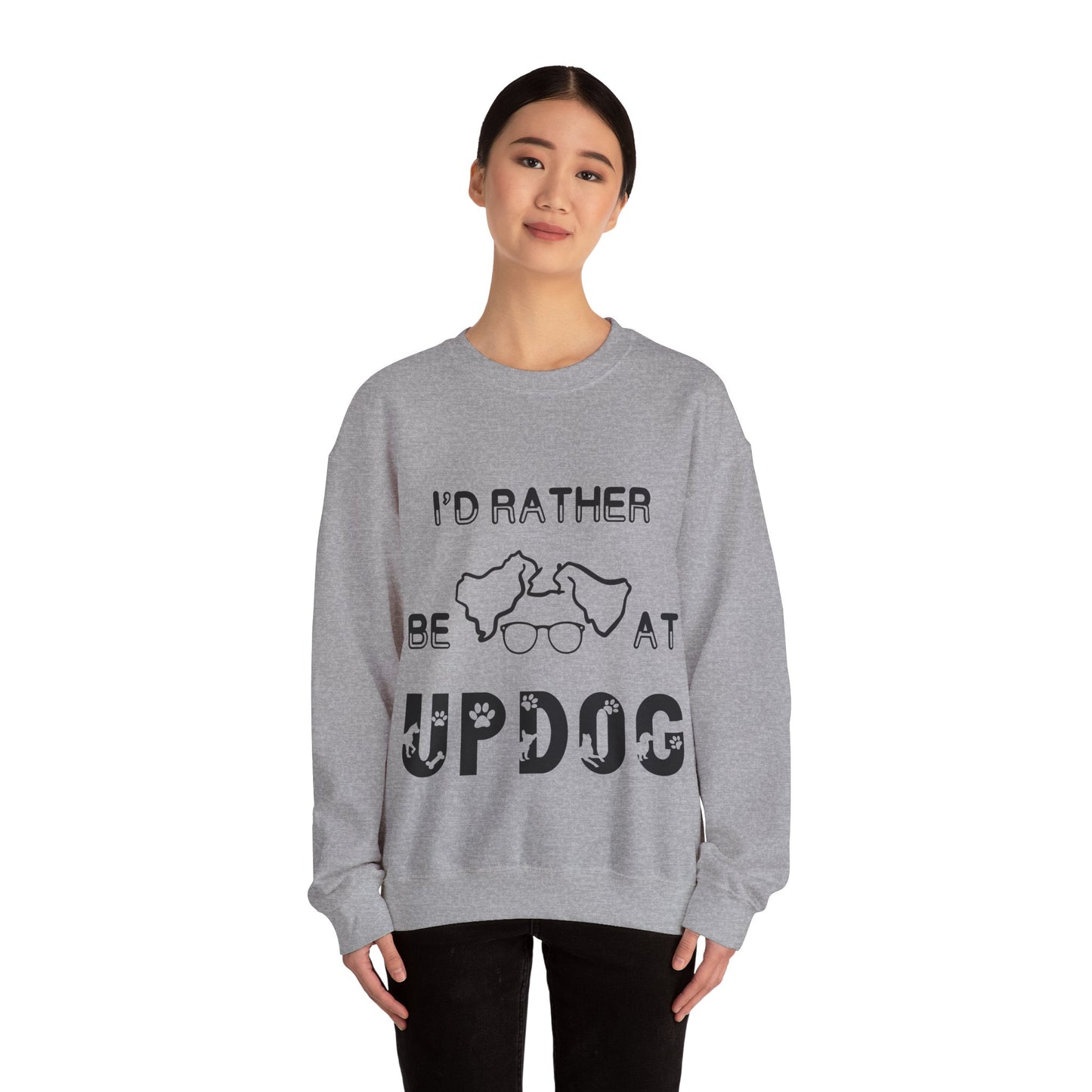 I'd Rather Be At UpDog - Unisex Heavy Blend Crewneck Sweatshirt