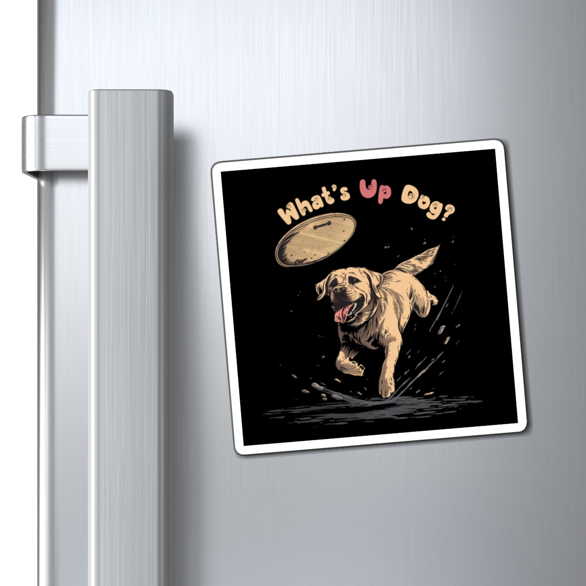 What's Up Dog? (Labrador Retriever) - Square Magnets