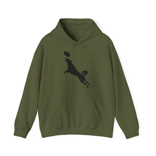 Frisbee Disc Dog -  Unisex Heavy Blend Hooded Sweatshirt