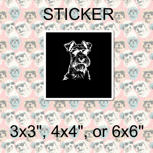 Customizable Cool Dogs Sticker or Magnet