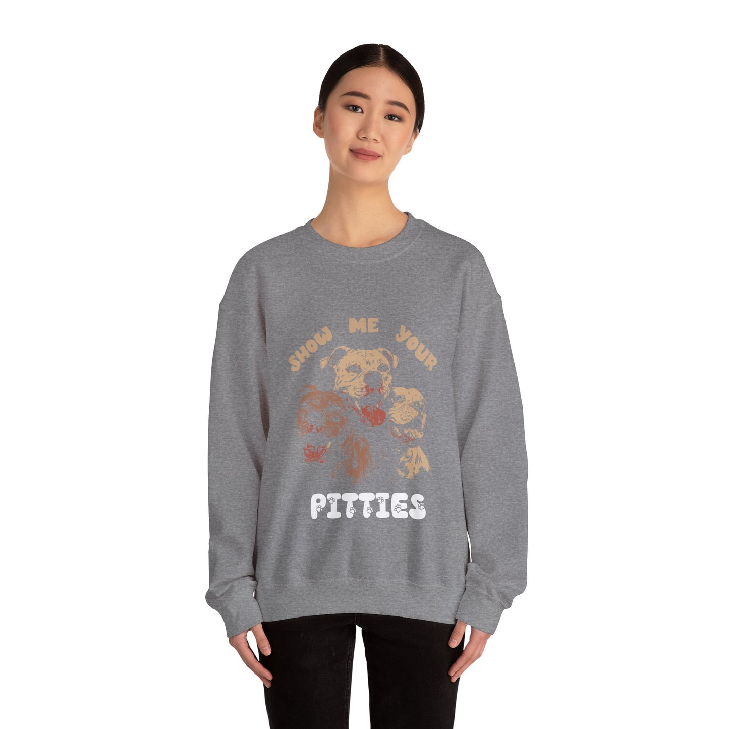 Show Me Your Pitties  - Unisex Heavy Blend Crewneck Sweatshirt