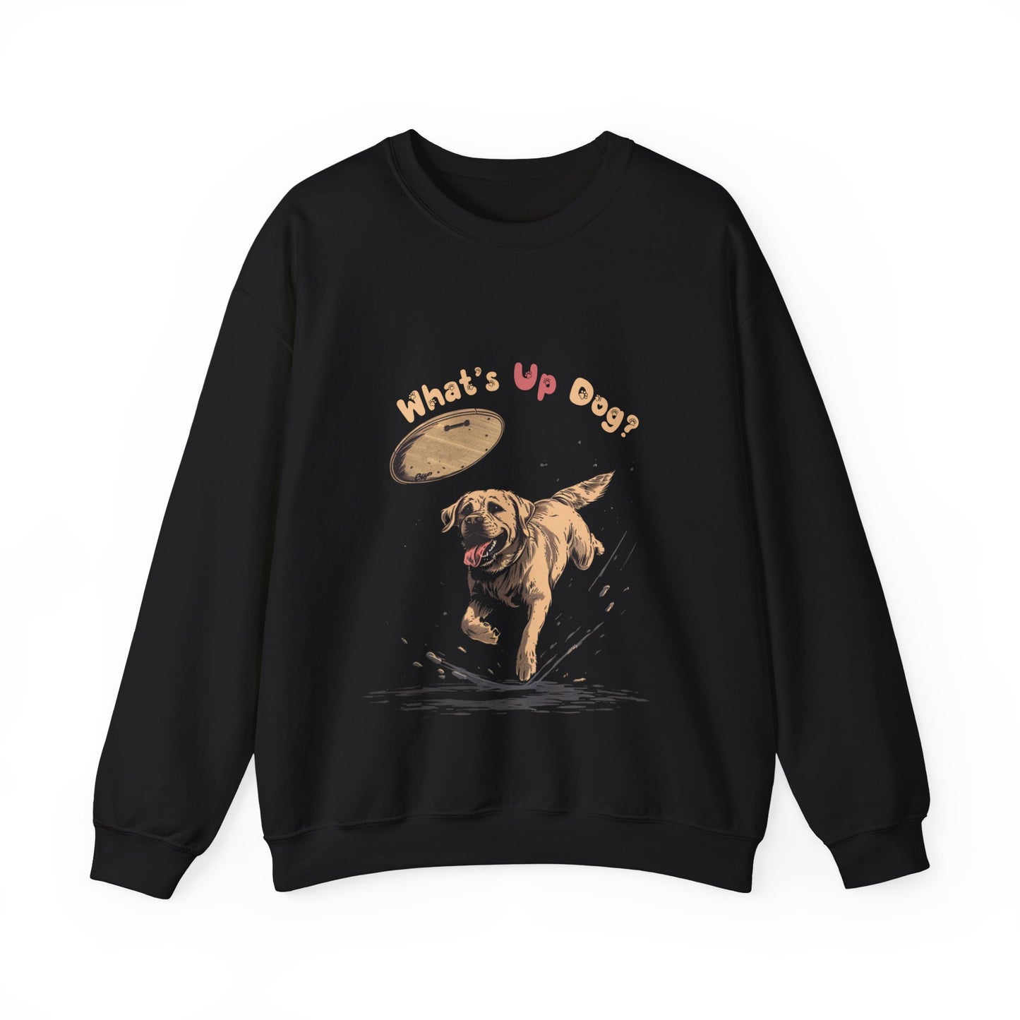 What's Up Dog? (Labrador Retriever) - Unisex Heavy Blend Crewneck Sweatshirt