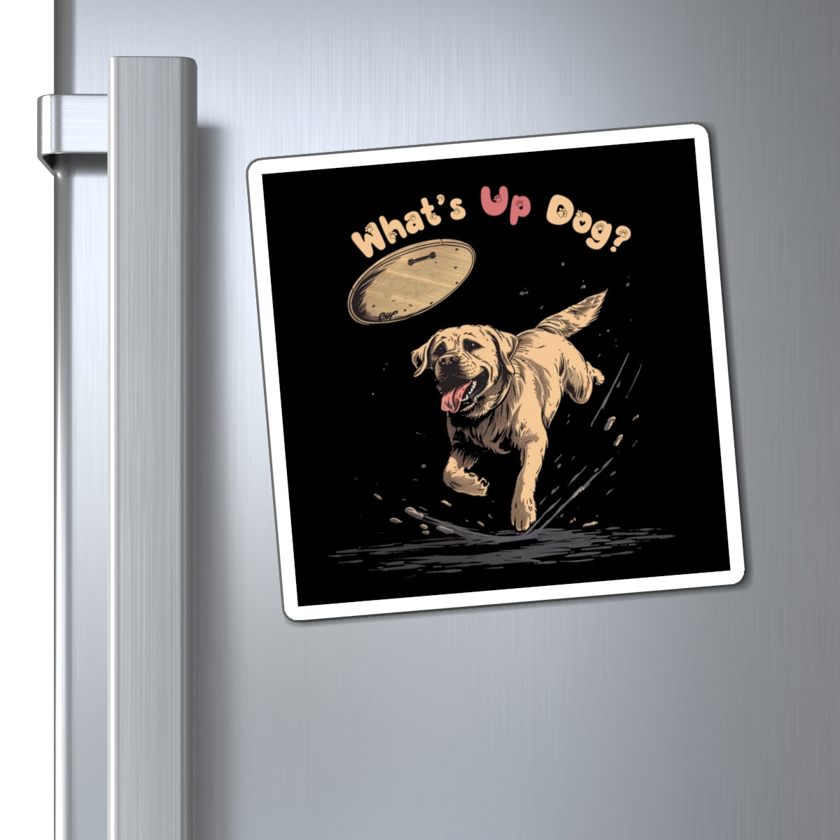 What's Up Dog? (Labrador Retriever) - Square Magnets