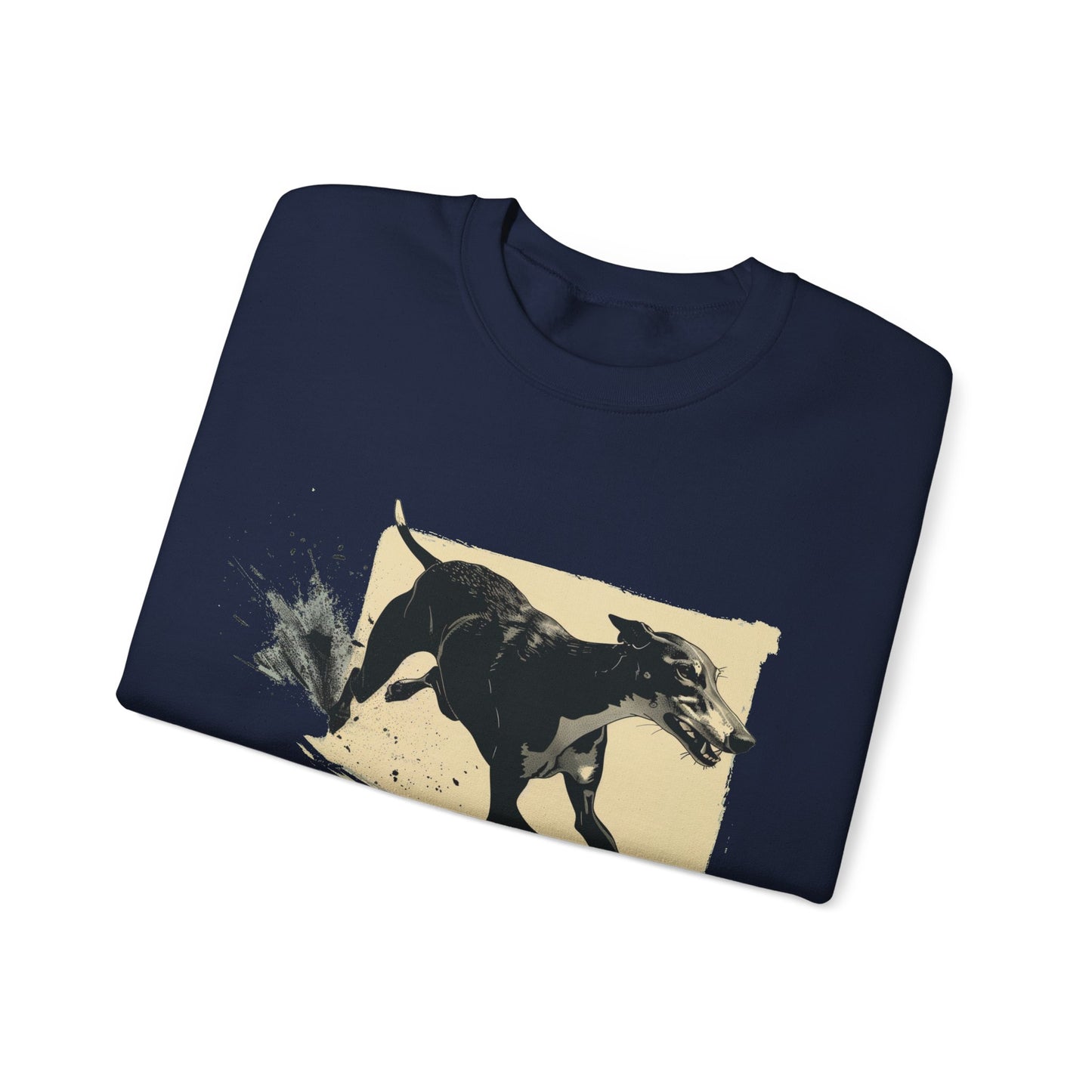 Greyhound: Tally Ho! A FastCAT Design - Unisex Heavy Blend Crewneck Sweatshirt