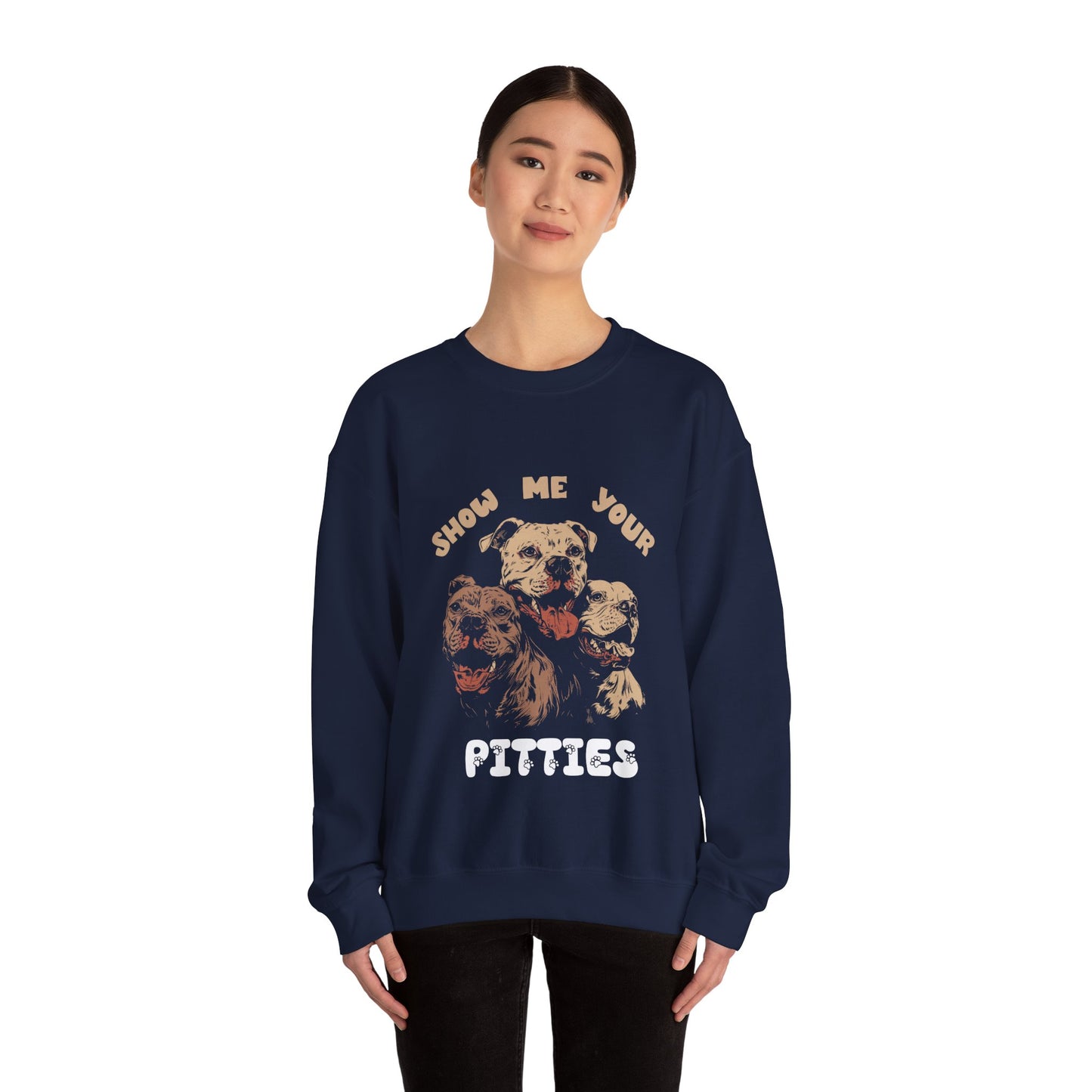 Show Me Your Pitties  - Unisex Heavy Blend Crewneck Sweatshirt