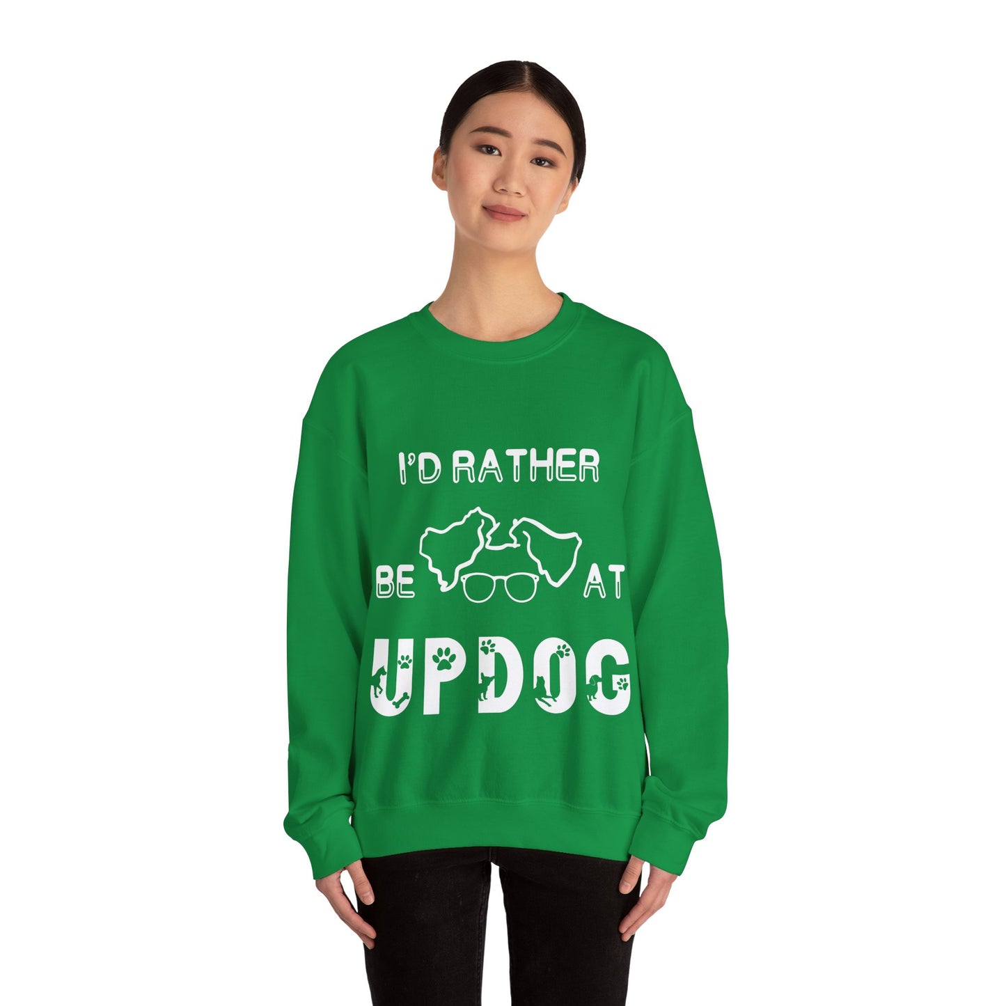 I'd Rather Be At UpDog - Unisex Heavy Blend Crewneck Sweatshirt