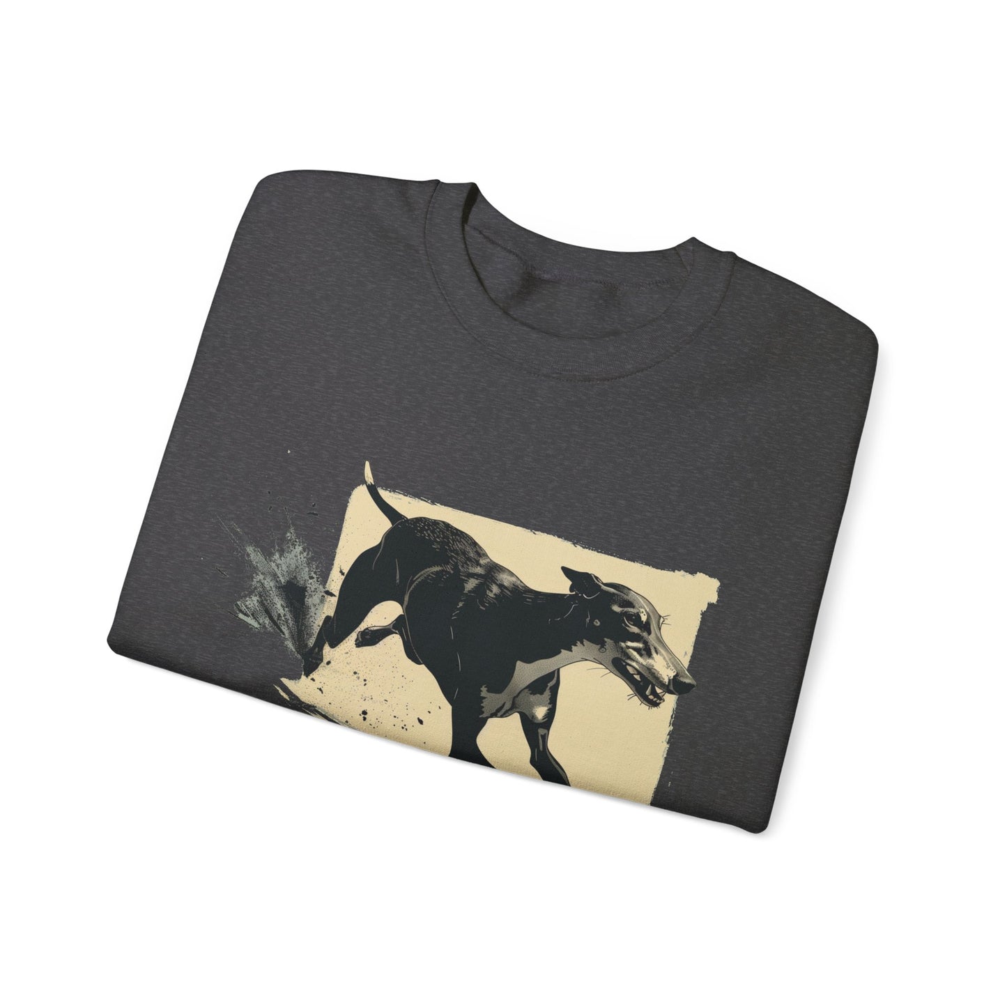 Greyhound: Tally Ho! A FastCAT Design - Unisex Heavy Blend Crewneck Sweatshirt