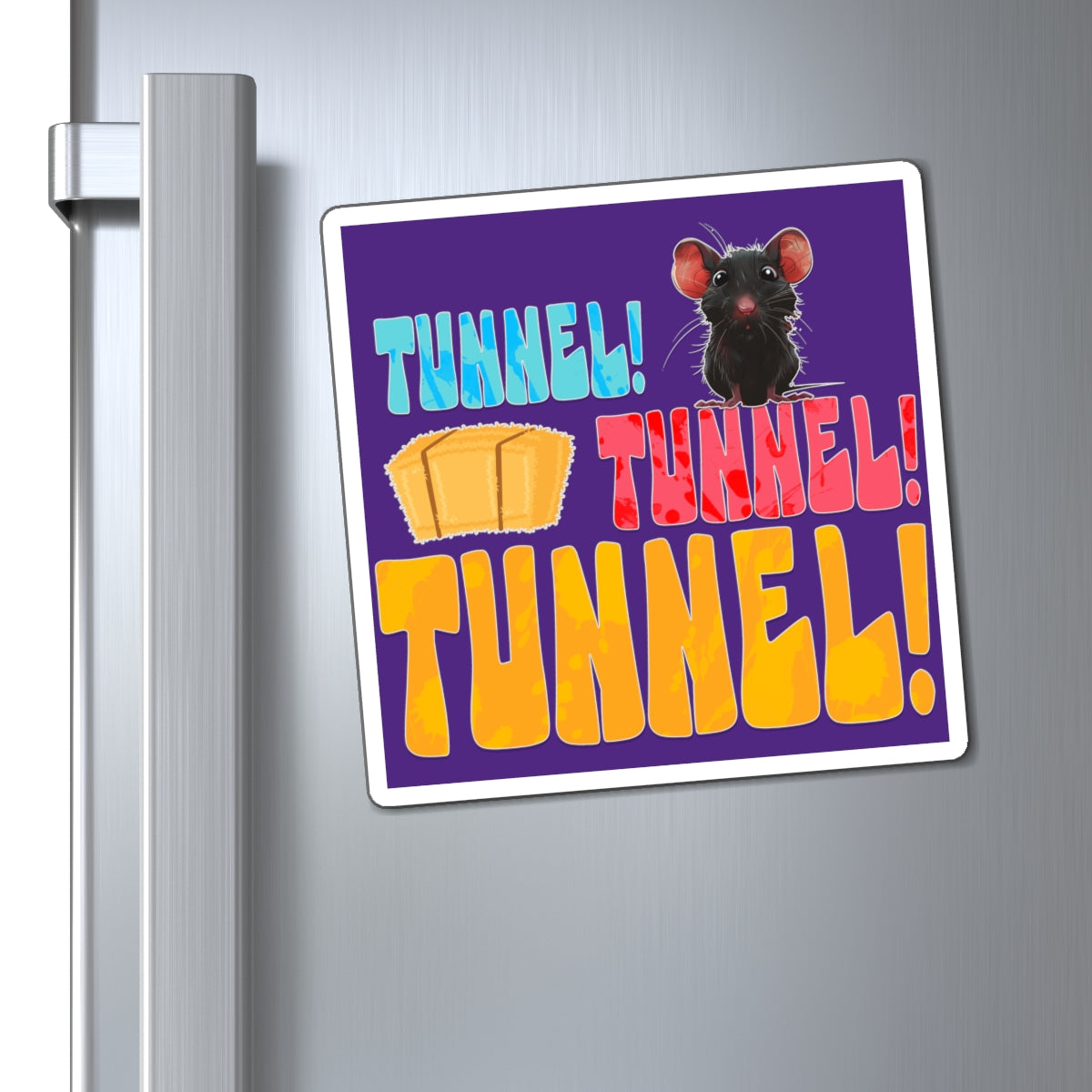 Tunnel Tunnel Tunnel! - Square Magnets