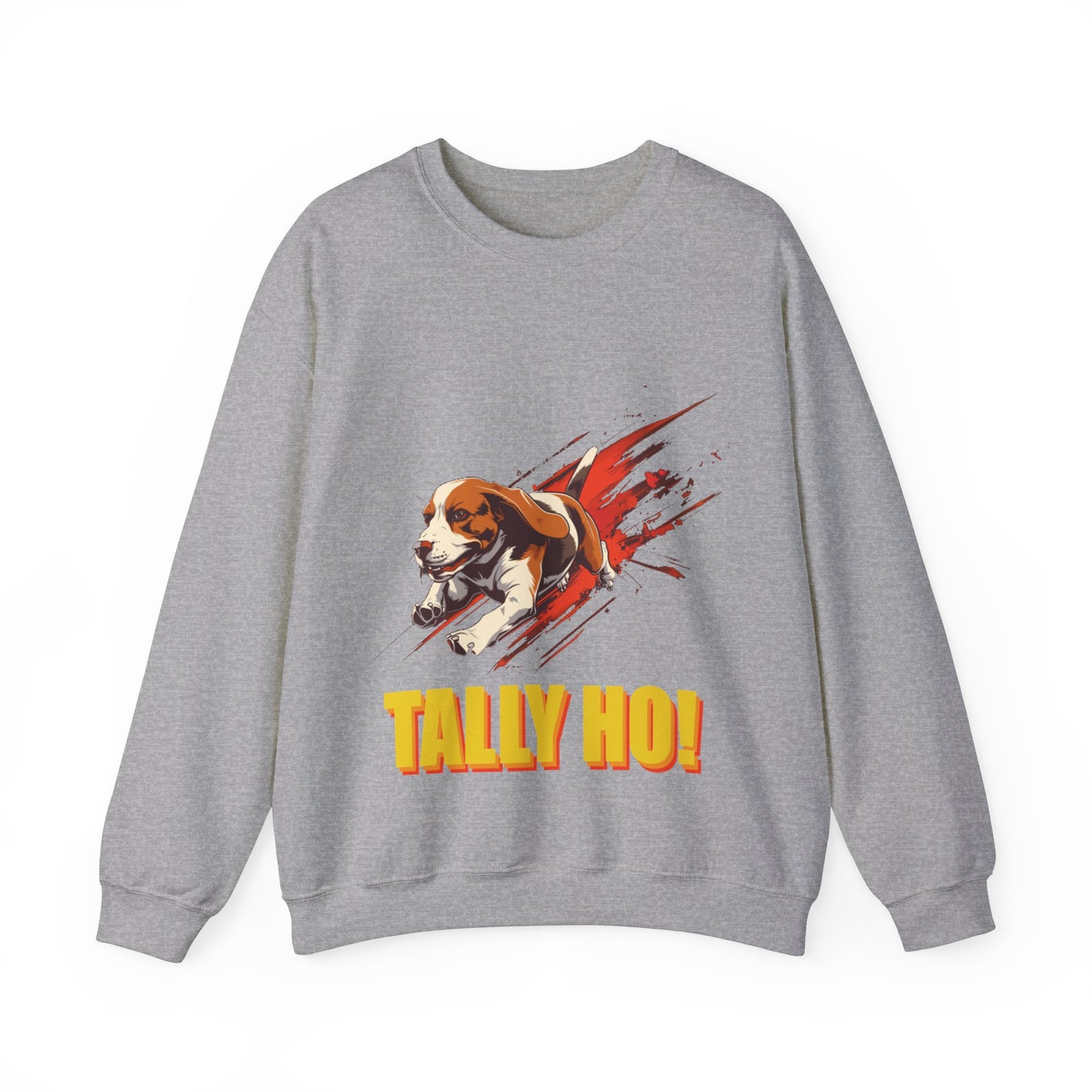 Beagle: Tally Ho! A FastCAT Design - Unisex Heavy Blend Crewneck Sweatshirt