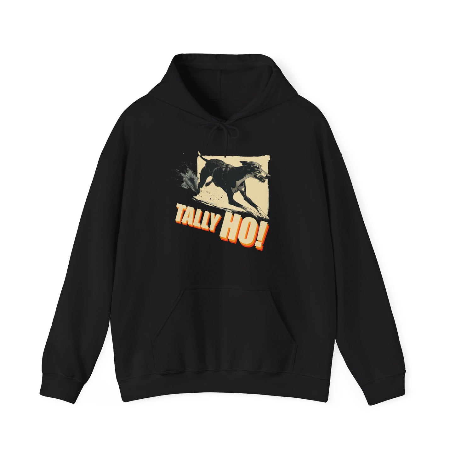 Greyhound: Tally Ho! A FastCAT Design Unisex Heavy Blend Hooded Sweatshirt